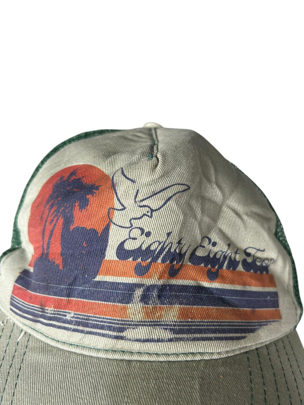 Japanese Brand × Kapital × Vintage Distressed Vtg Eighty Eighty tees Hats Rare adjustable size Size ONE SIZE - 5 Thumbnail