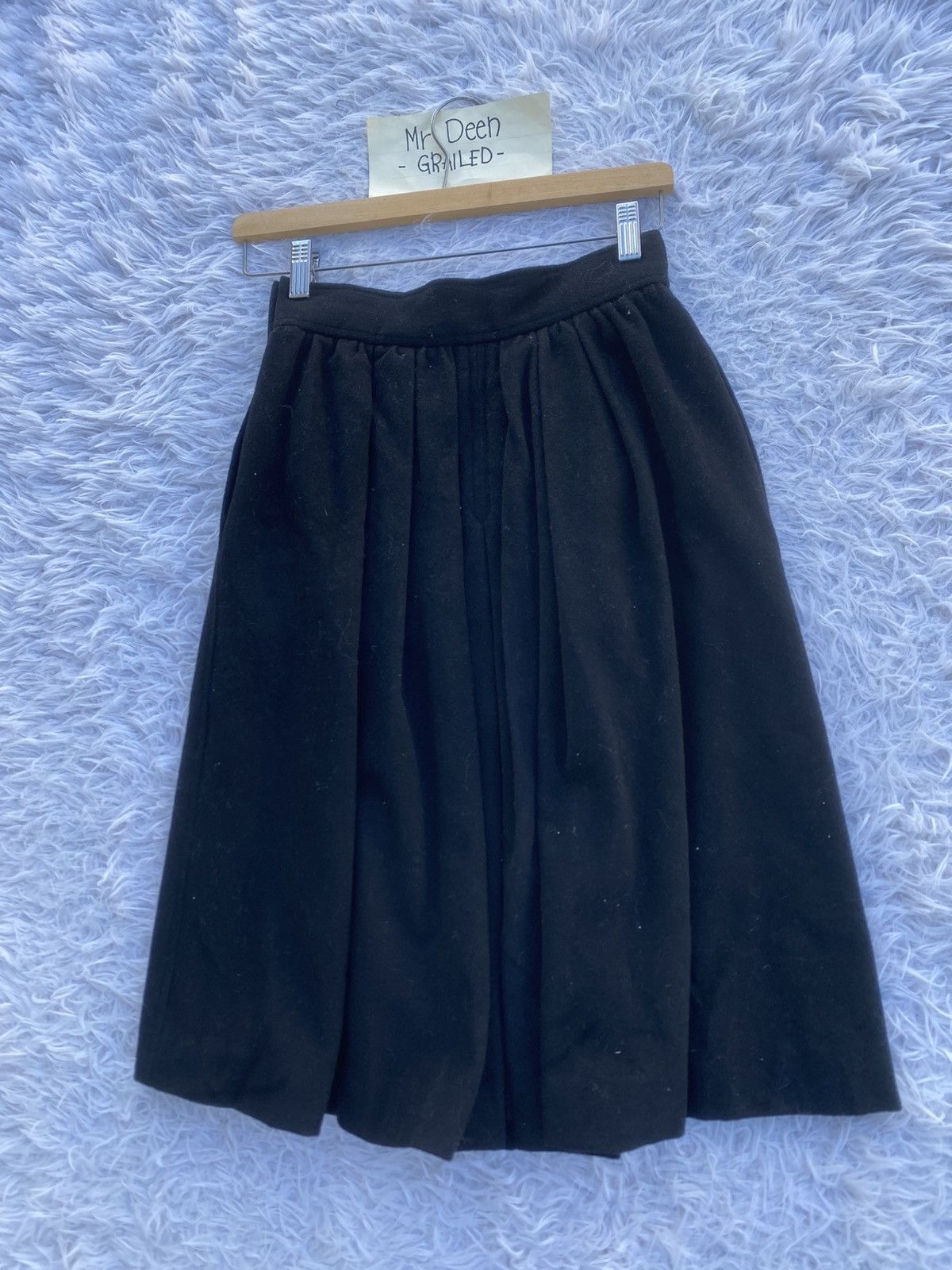 Yves Saint Laurent Rare Vintage Yves Saint Laurent YSL Wool Skirt Size 25" / US 0 / IT 36 - 19 Thumbnail