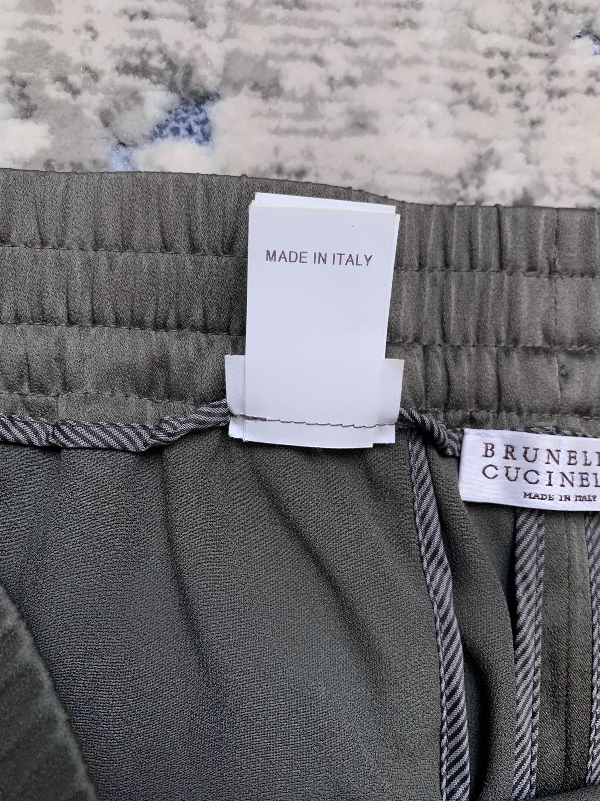 Brunello Cucinelli Brunello Cucinelli Track Stripe Pull-On Silk Pant Size 30" / US 8 / IT 44 - 21 Thumbnail