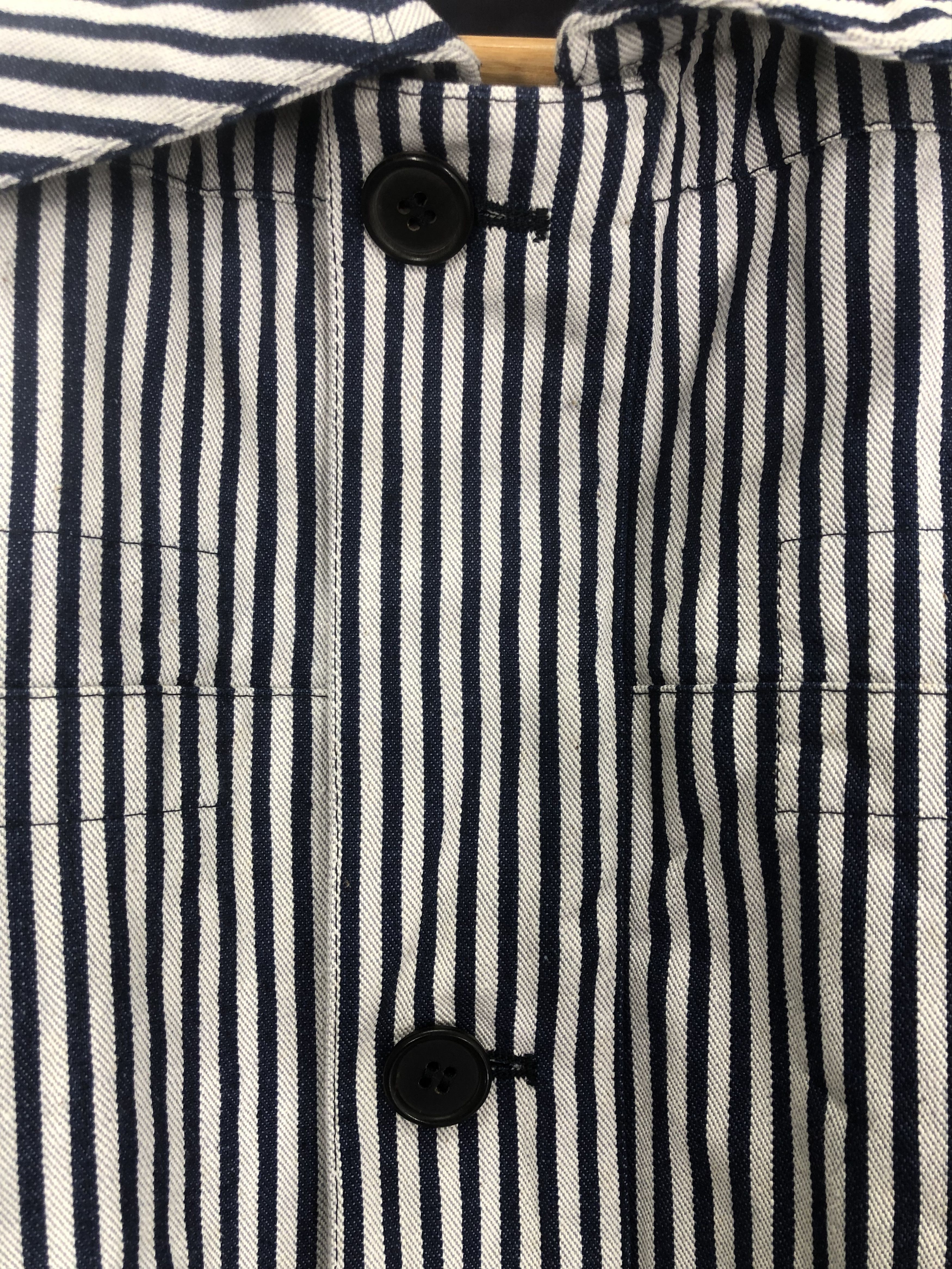 Marni MARNI Hickory Stripe Denime Jacket Size US M / EU 48-50 / 2 - 13 Thumbnail