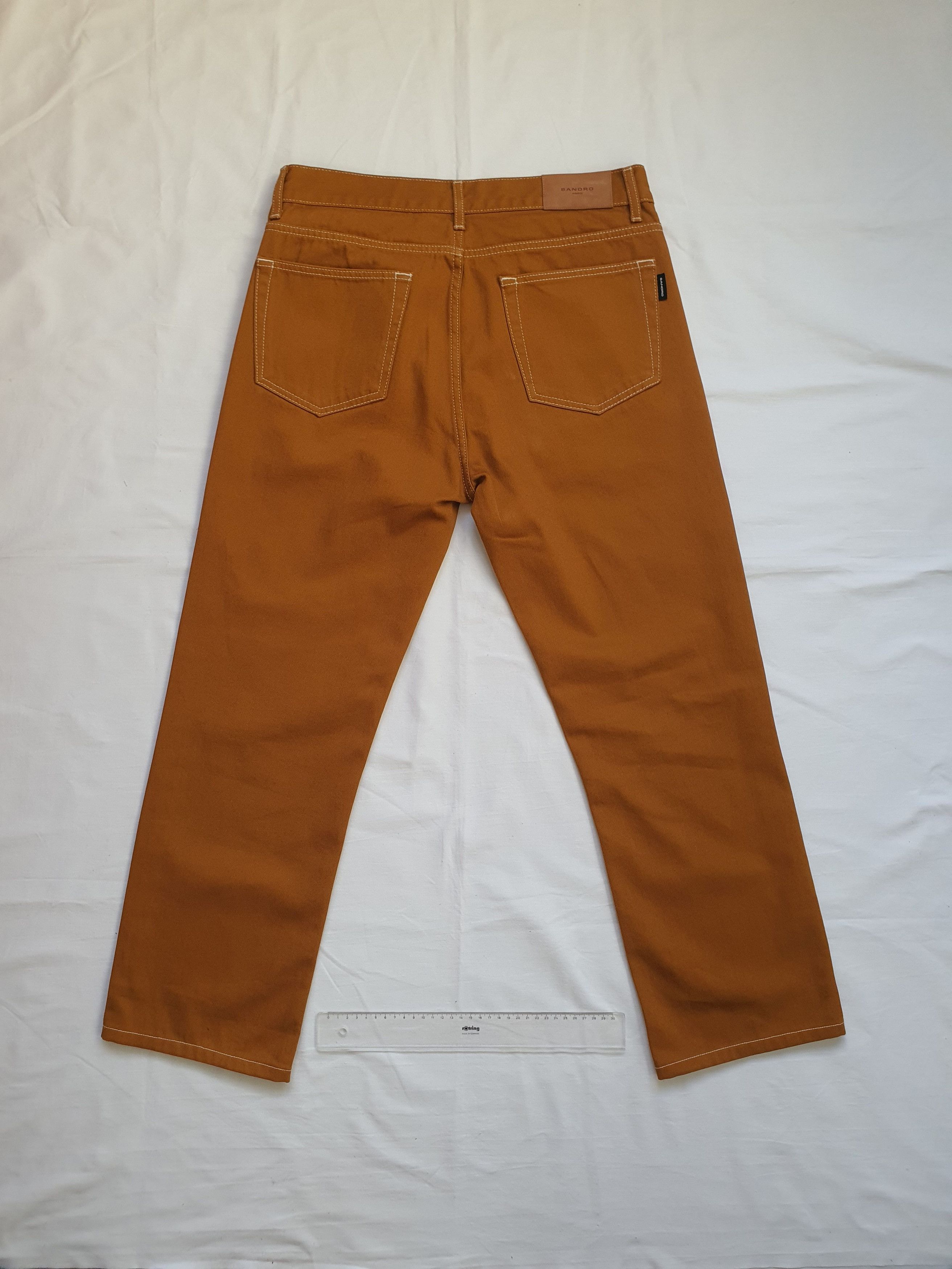 Sandro Regular Fit Denim Jeans (Code: P6468S) - Caramel - Sz W31 Size US 31 - 2 Thumbnail