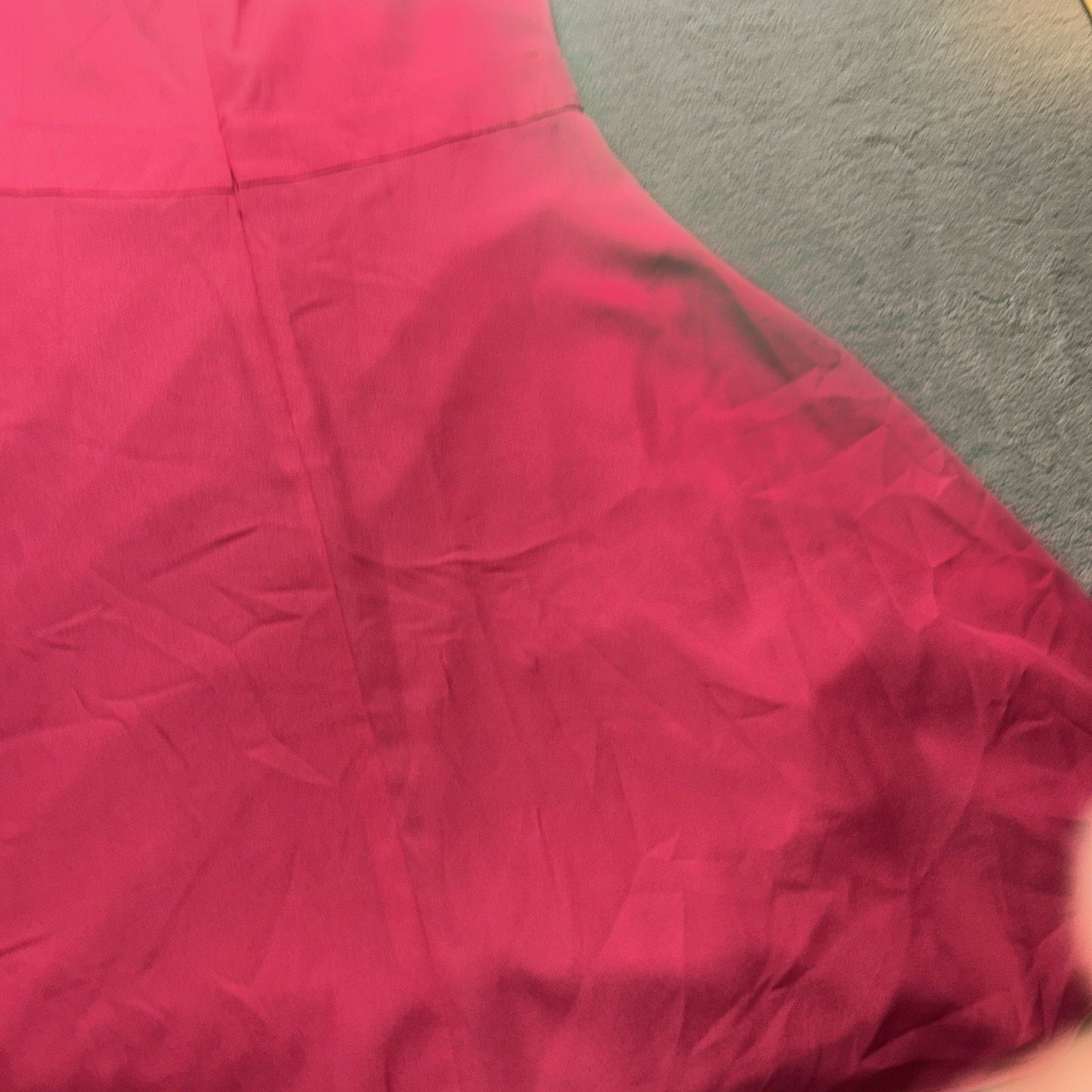 Guess Guess A-Line Dress Sz 8 Hot Pink Back Lace Straps Stretch Size M / US 6-8 / IT 42-44 - 15 Thumbnail