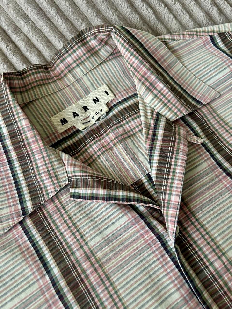 Marni Marni Multi Striped Bowling Camp Collar Oversize Shirt 48IT Size US M / EU 48-50 / 2 - 5 Thumbnail
