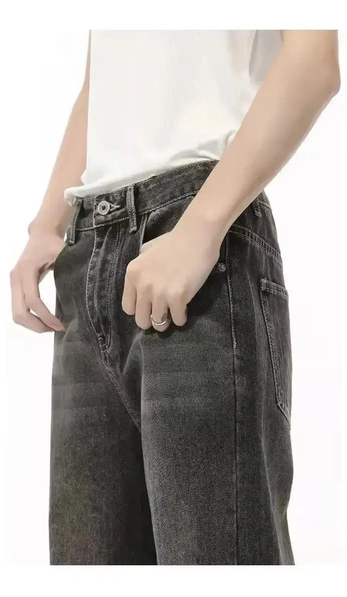 Japanese Brand washed faded cleanfit skate punk grunge baggy jeans Size US 32 / EU 48 - 3 Thumbnail