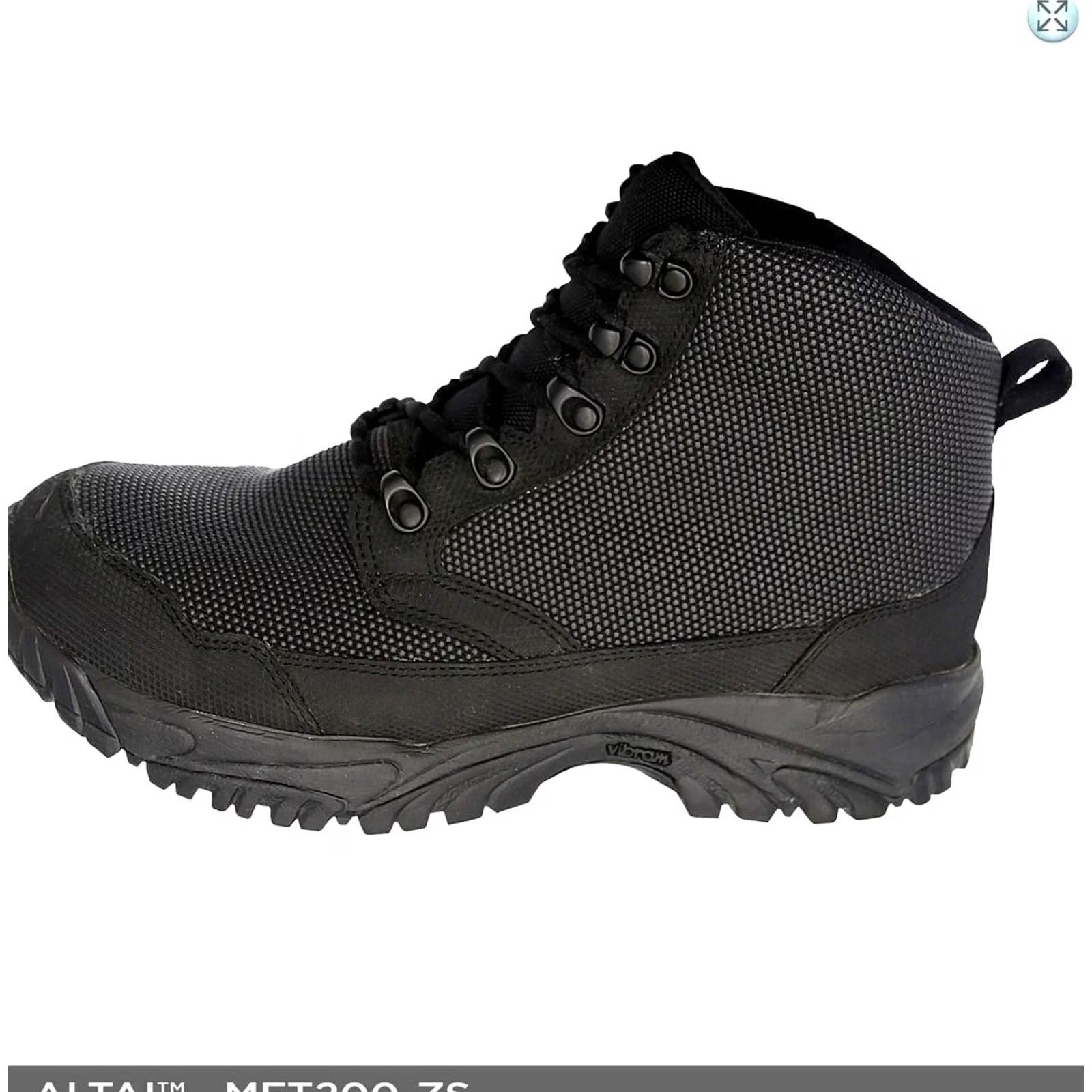 Vintage ALTAI 6″ Waterproof Side Zip Black Boots Model: MFT200-ZS Mens 10 Casual Work Combat Boot Size US 10 / EU 43 - 2 Thumbnail
