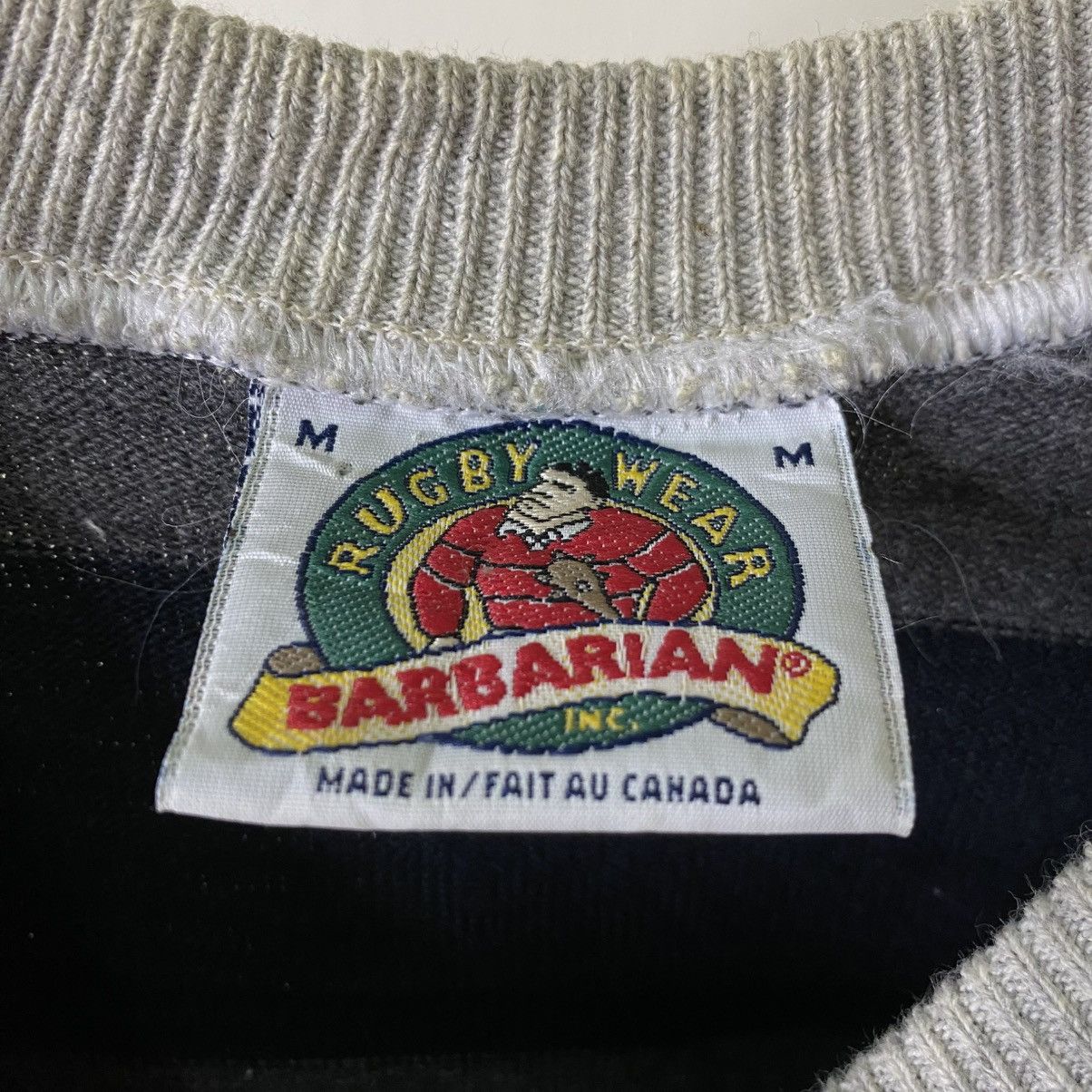 Barbarian Vintage 1990s Barbarian Stripes Rugby Wear Size US M / EU 48-50 / 2 - 3 Thumbnail