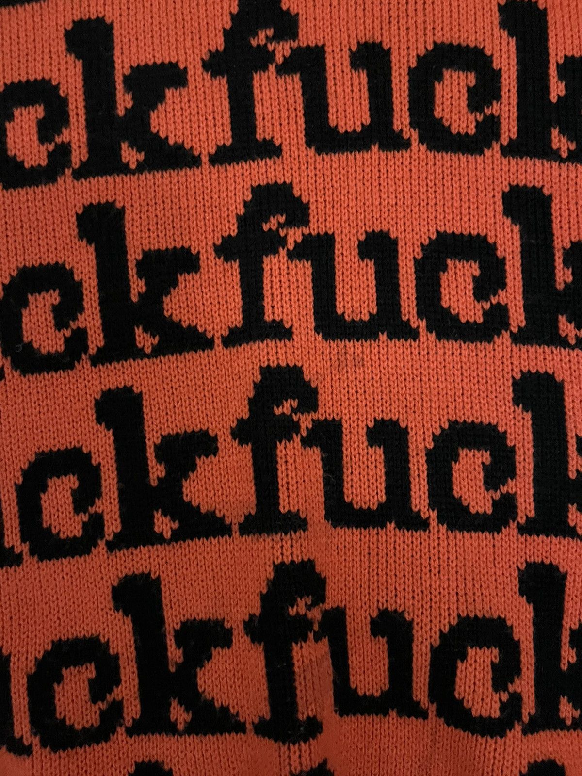Supreme Supreme fuck knit sweater Size US M / EU 48-50 / 2 - 2 Thumbnail