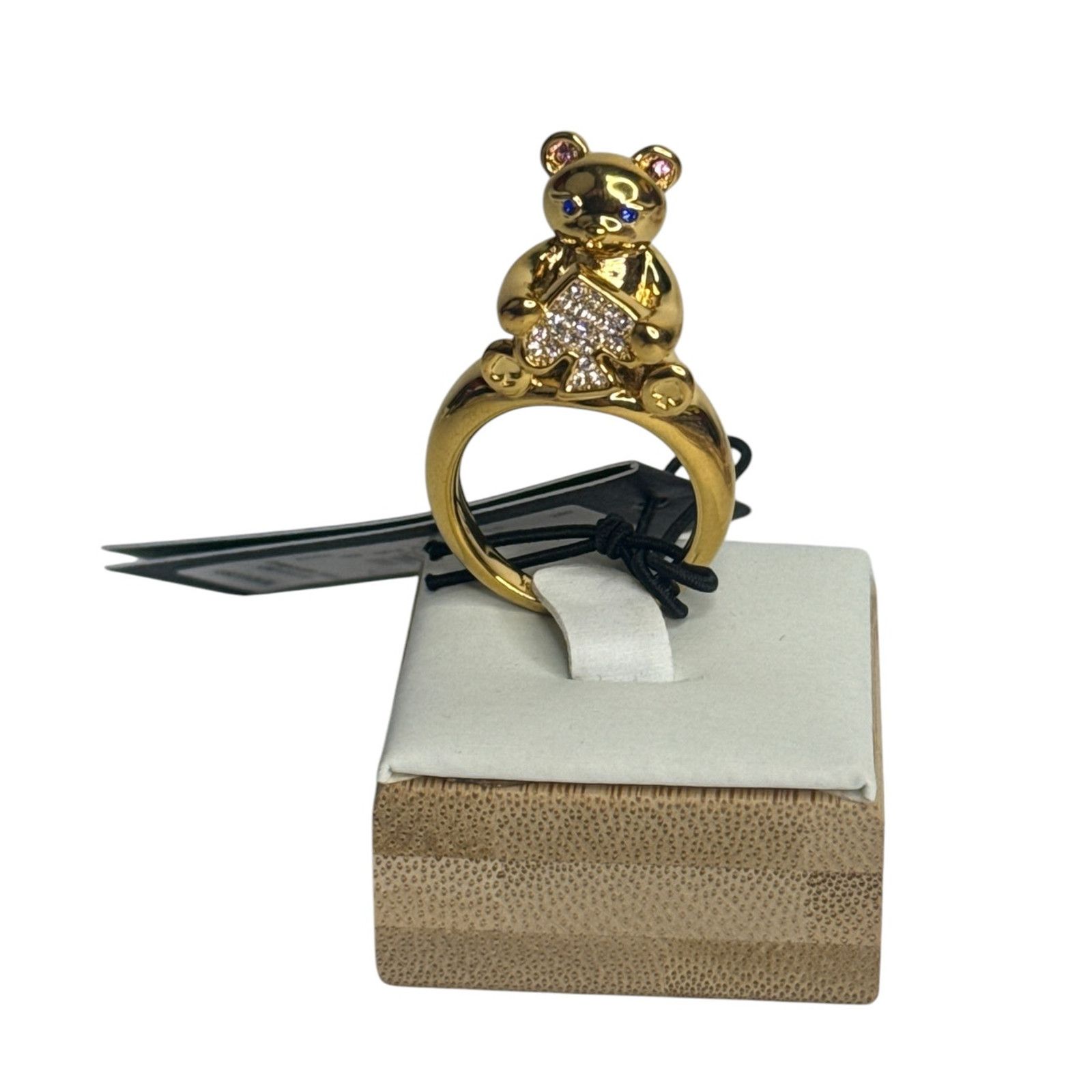 Kate Spade Kate Spade Oh What Fun Spade Teddy Bear Ring Size 6 Size ONE SIZE - 3 Thumbnail