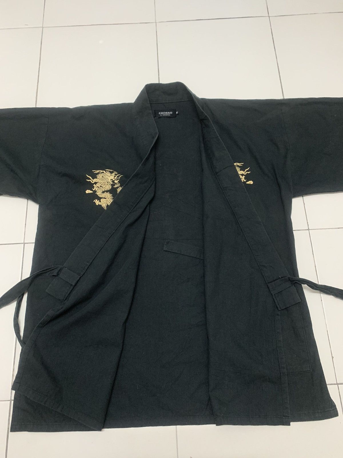 Japanese Brand Vintage Kimono Japan Dragon Size US M / EU 48-50 / 2 - 2 Thumbnail