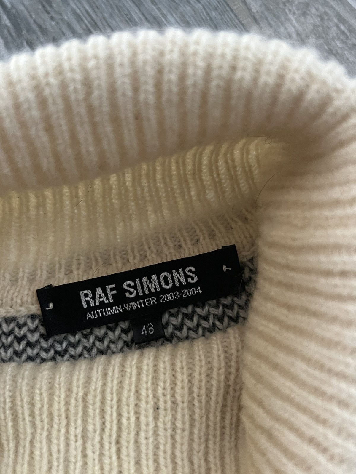 Raf Simons AW2003-2004 Raf Simons Closer Bauhaus Runway Knit Turtleneck Size US XL / EU 56 / 4 - 5 Thumbnail