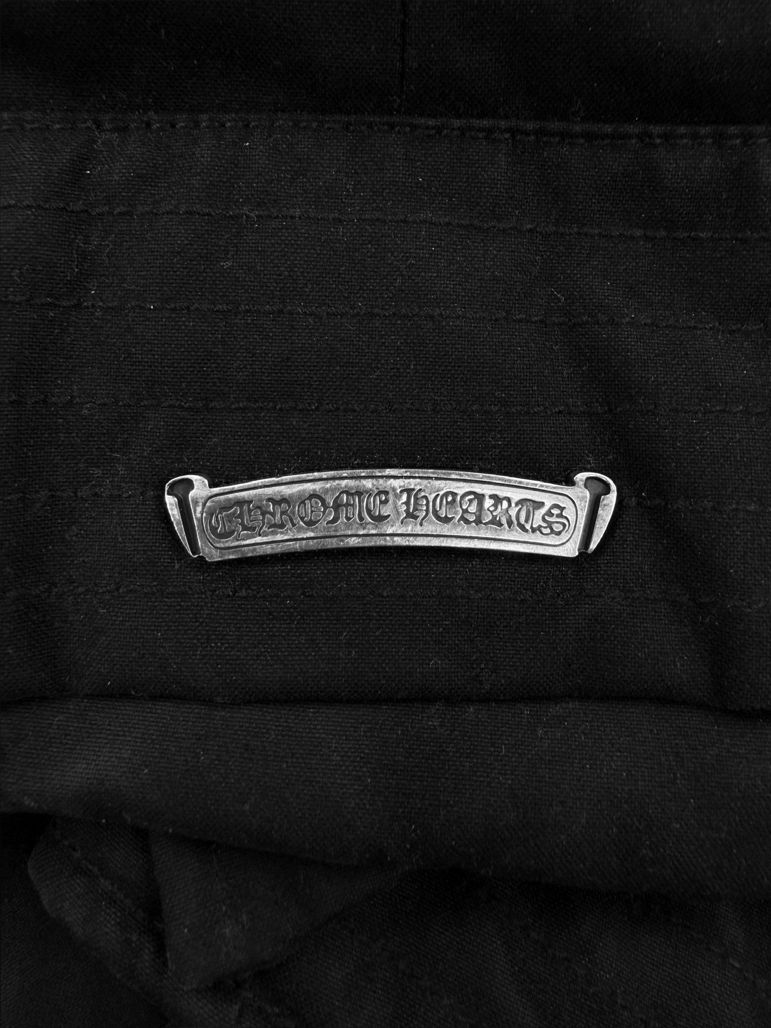 Chrome Hearts Chrome Hearts Dagger Zip Fleur Back Lined Black Peacoat Size US M / EU 48-50 / 2 - 6 Thumbnail