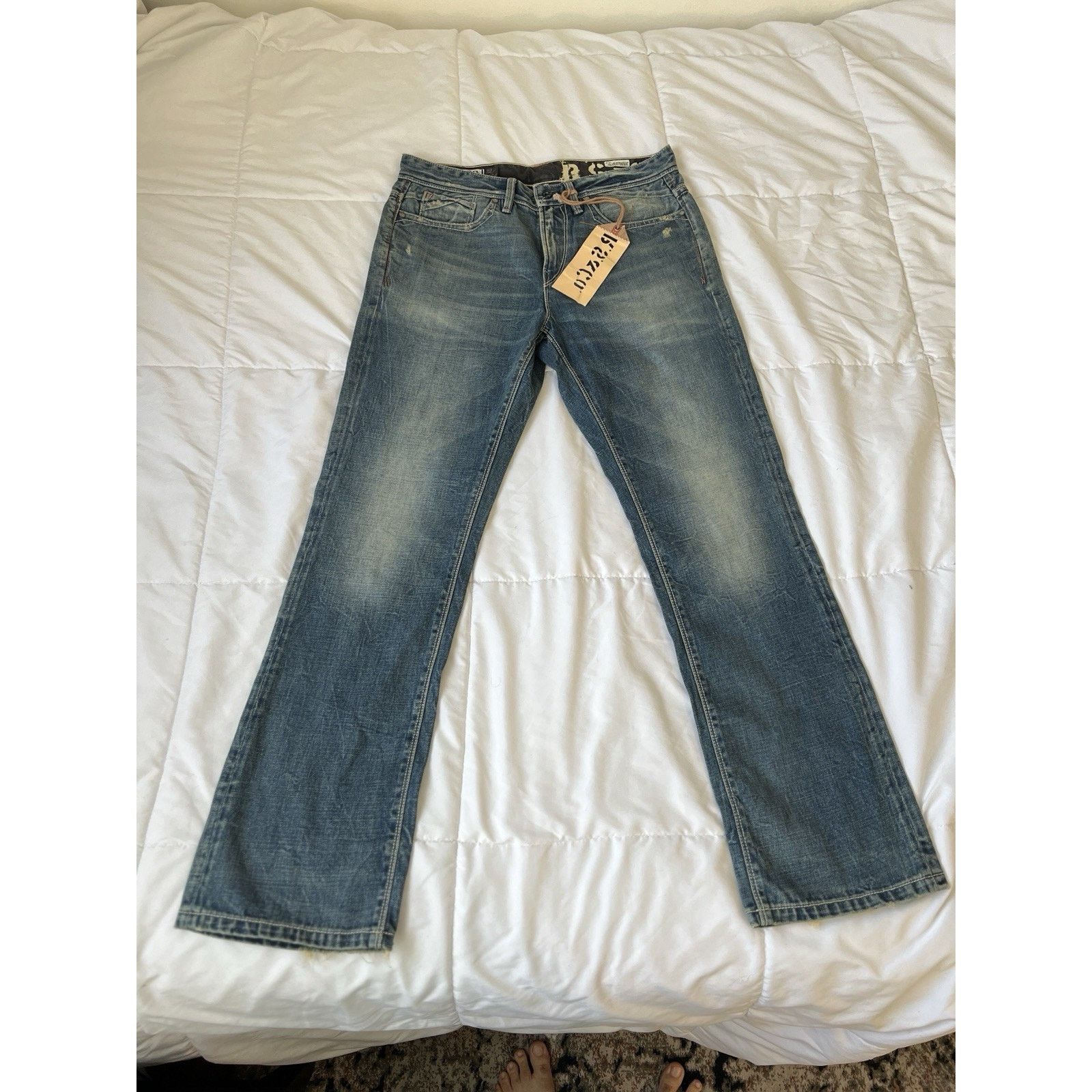 Rising Sun & Co. RS And CO Jeans Wide Leg Size 32 NWT Shane boot fit indigo Size US 32 / EU 48 - 1 Thumbnail