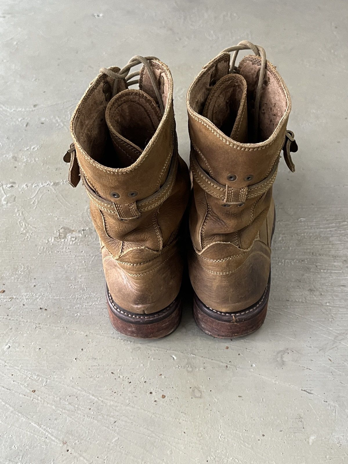 GOA Rare GOA Cowhide Leather Combat Boots AS 98 Guidi Style Size US 8 / EU 41 - 9 Thumbnail