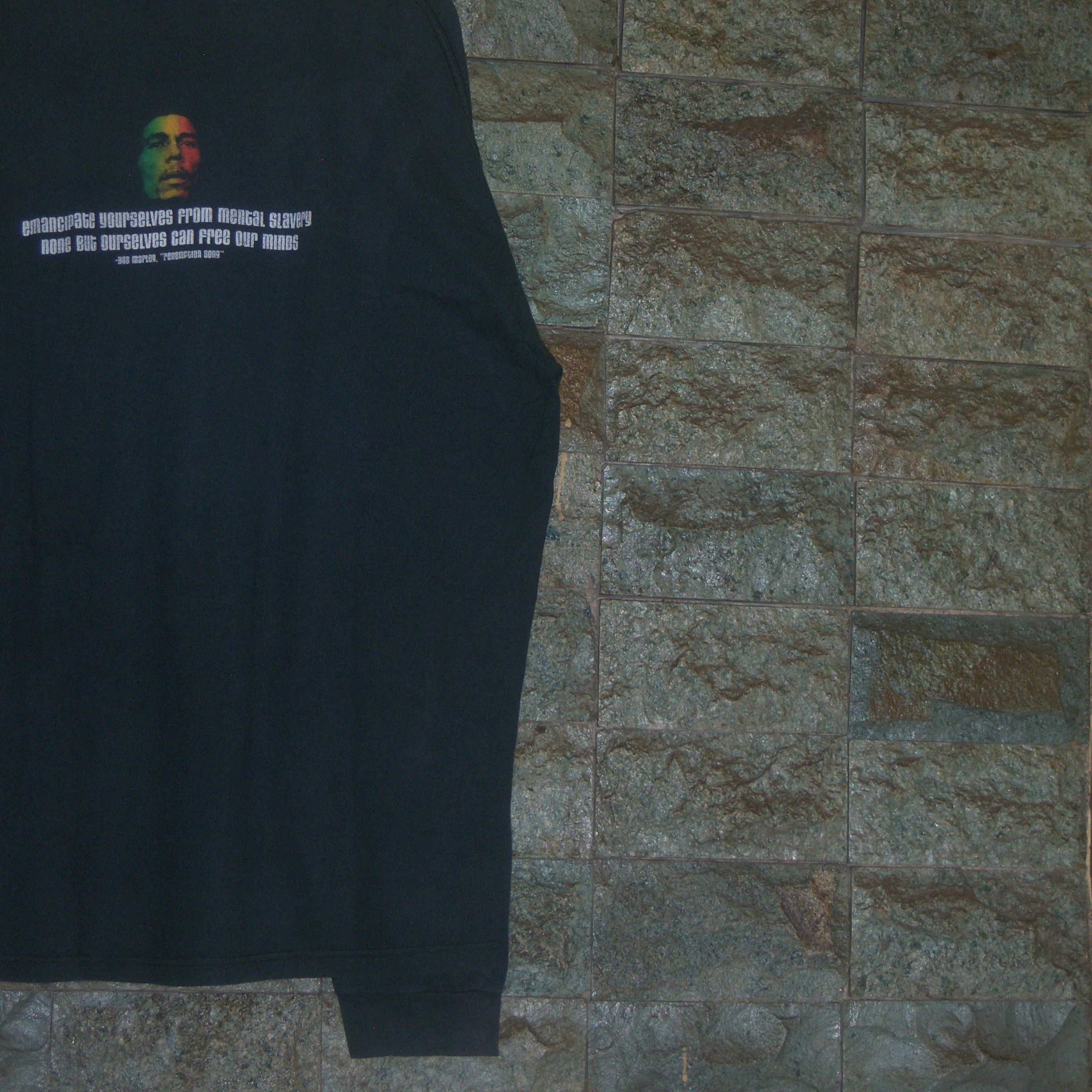 Band Tees × Bob Marley × Vintage 00s Bob Marley Redemption Song Size US XL / EU 56 / 4 - 7 Thumbnail