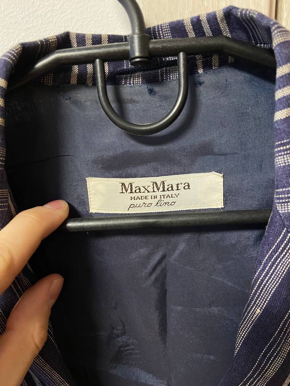 Max Mara Max Mara Vintage Pura Lino Striped Women's Blizer Size UK 12 Size M / US 6-8 / IT 42-44 - 8 Thumbnail