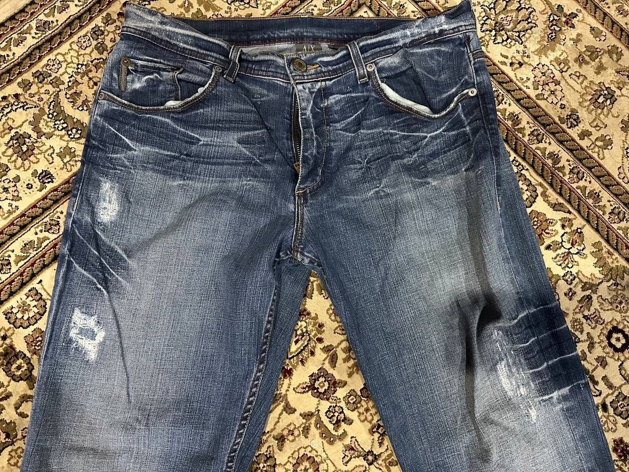 Armani Exchange × Designer armani exchange Y2K DENIM PANTS JEANS Size US 38 / EU 54 - 3 Thumbnail