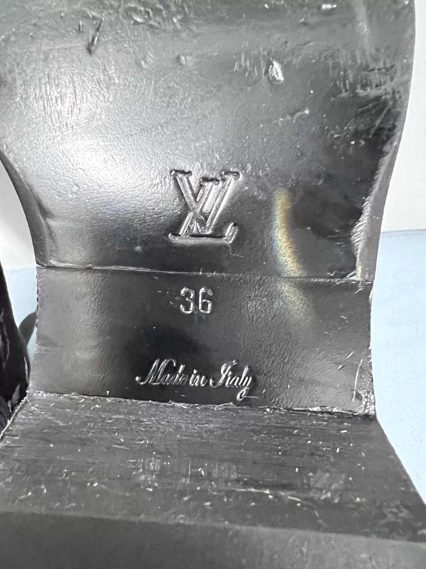 Louis Vuitton LV Metropolis Print Short Martin Boots 36 BF4096 Size US 5.5 / IT 35.5 - 7 Thumbnail