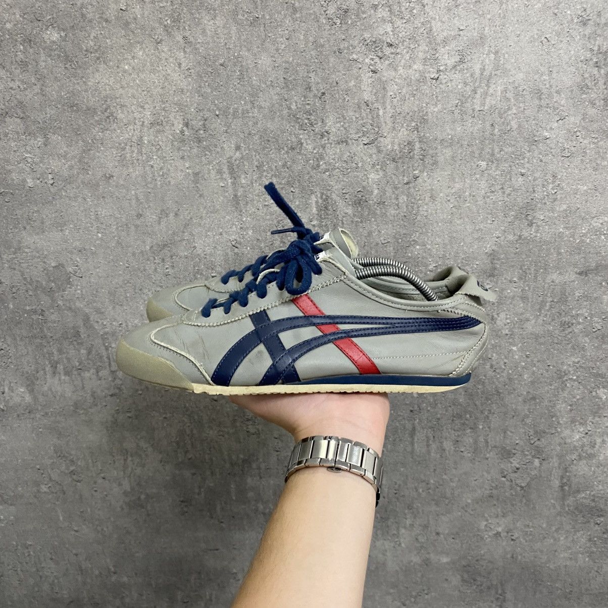 Asics Vintage Asics Onitsuka Tiger Mexico 66 Leather Sneakers Size US 8.5 / EU 41-42 - 4 Thumbnail