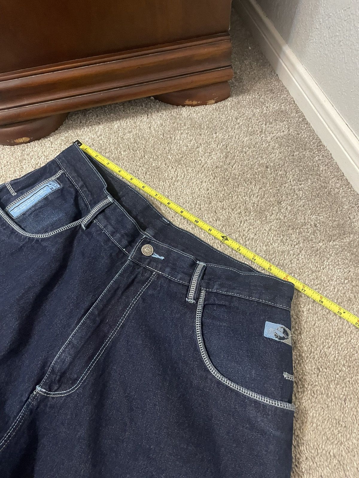 Other Vintage Y2K School Of Hard Knocks Baggy Carpenter Jeans 36 Size US 36 / EU 52 - 7 Thumbnail
