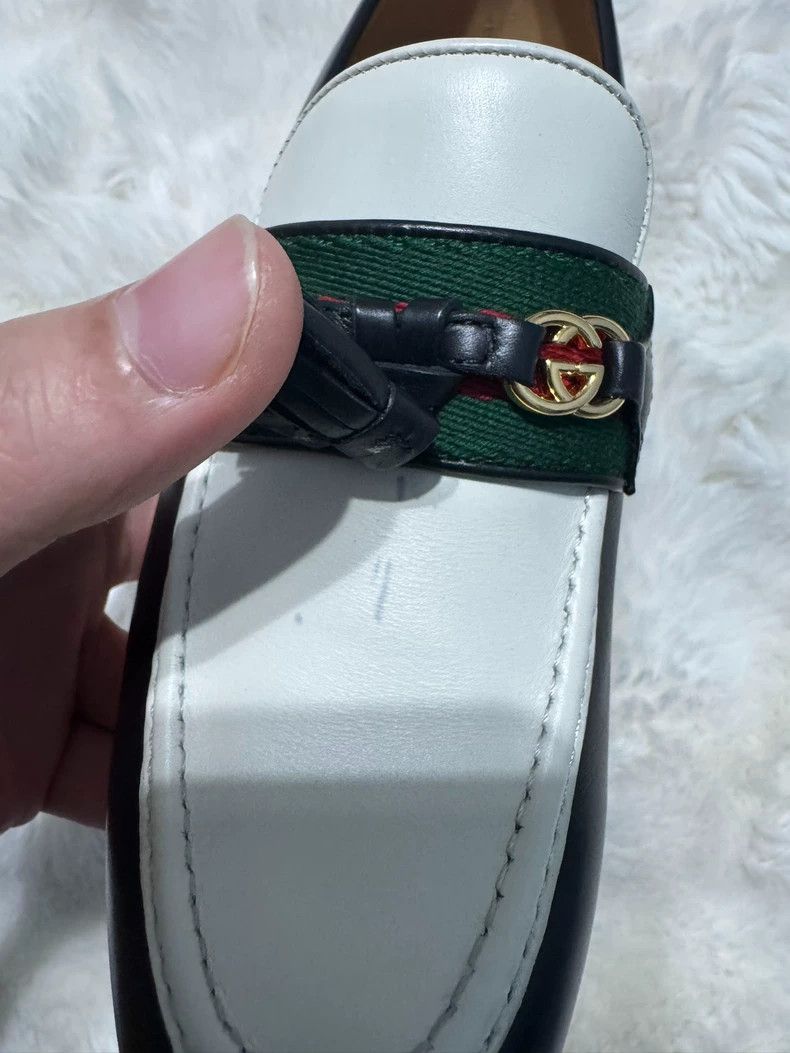 Gucci Gucci Fringed loafers shoes Size US 5 / IT 35 - 8 Thumbnail