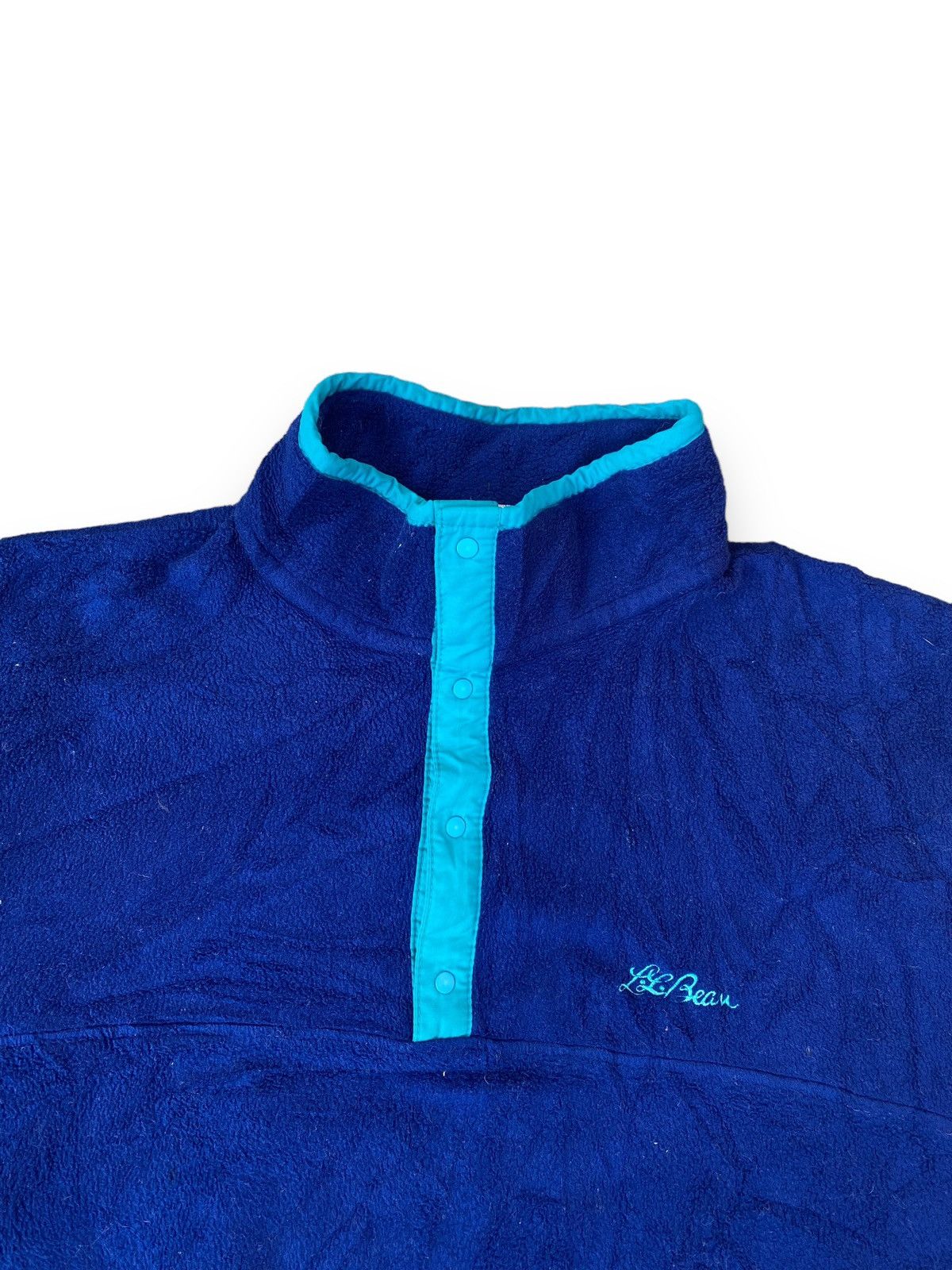 L.L. Bean × Vintage Vintage 90s L.L Bean Fleece Half Zipper Fleece Jacket. #D2 Size US M / EU 48-50 / 2 - 2 Thumbnail