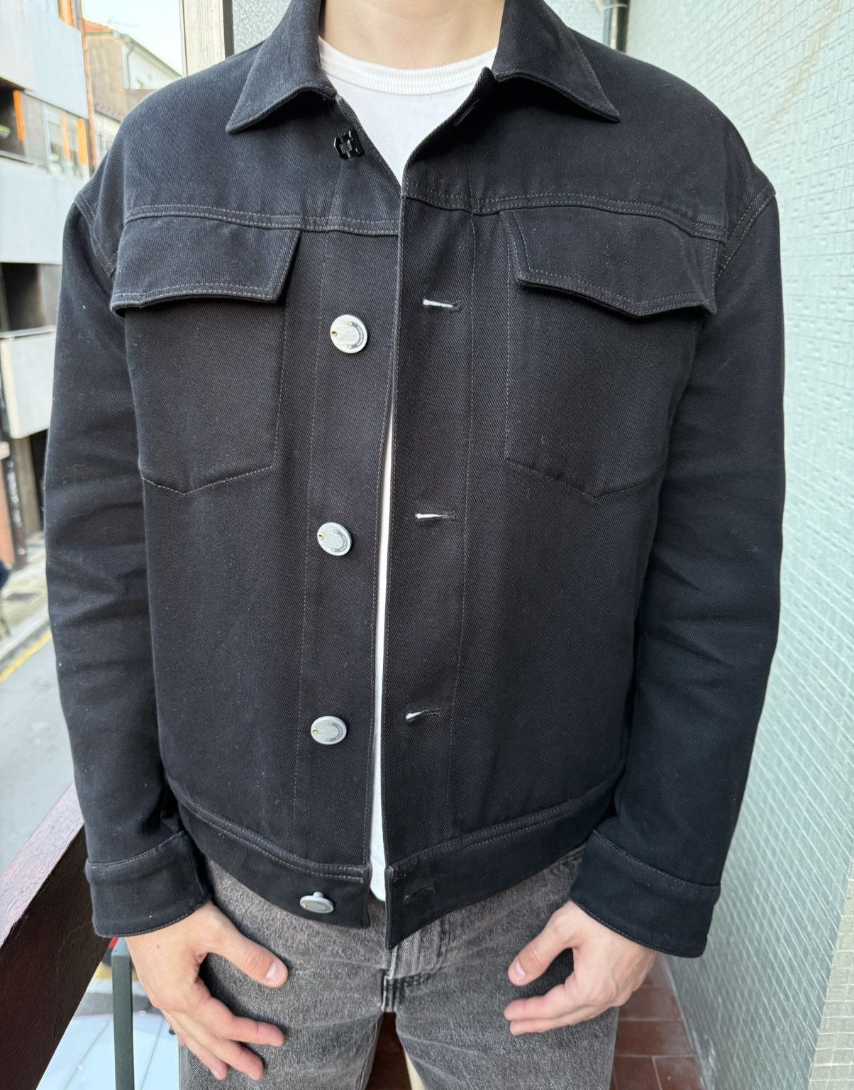 Acne Studios Acne Studios Black Denim Jacket Size US S / EU 44-46 / 1 - 6 Thumbnail