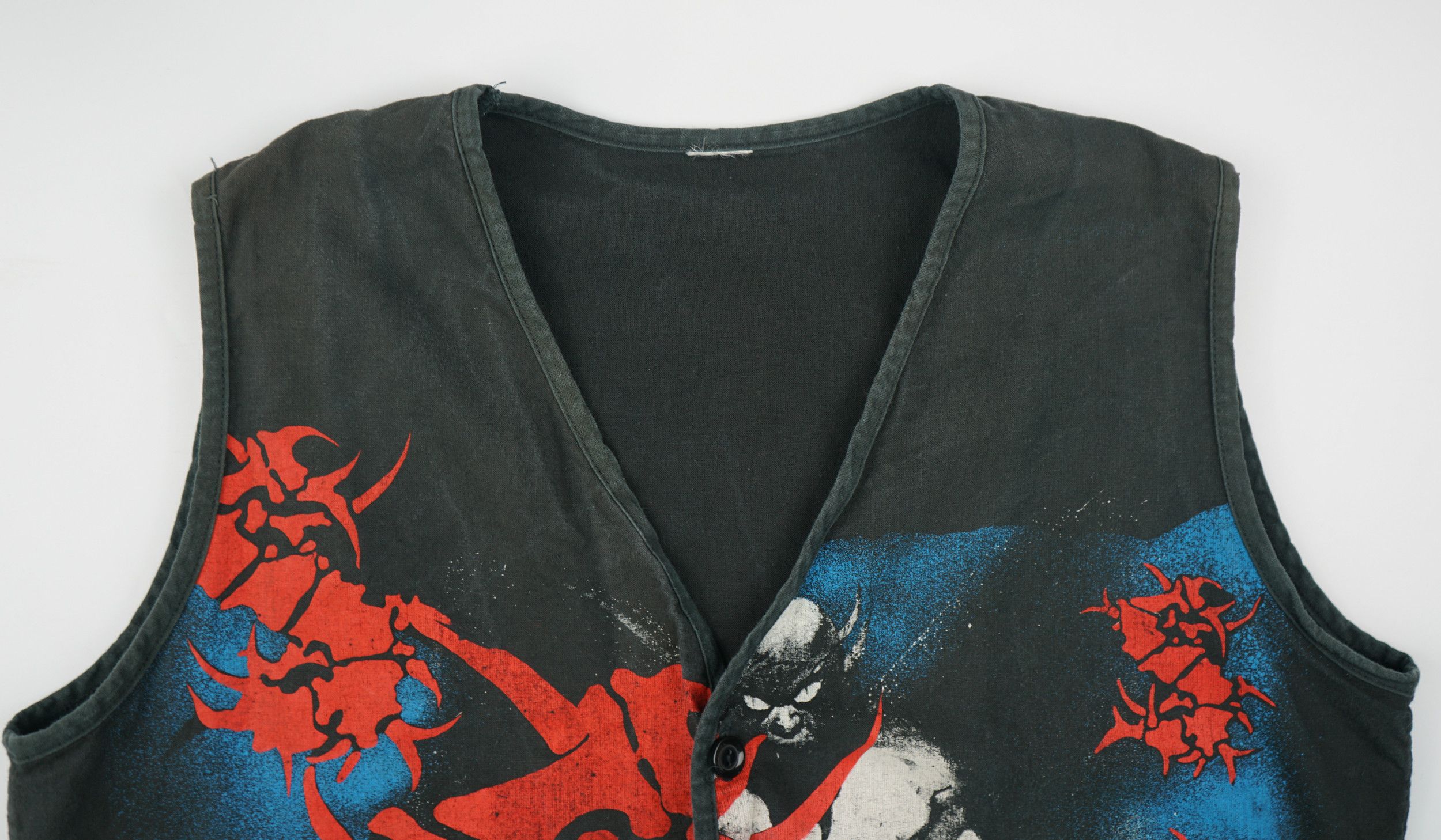 Band Tees × Vintage Vintage 1990s Sepultura Battle Vest Size US M / EU 48-50 / 2 - 8 Thumbnail