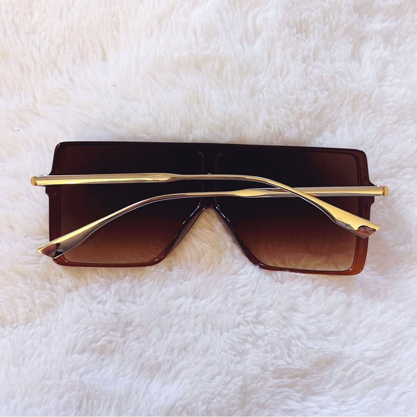 Other Ariel Brown Rectangle Full Frame Sunglasses Size ONE SIZE - 10 Thumbnail