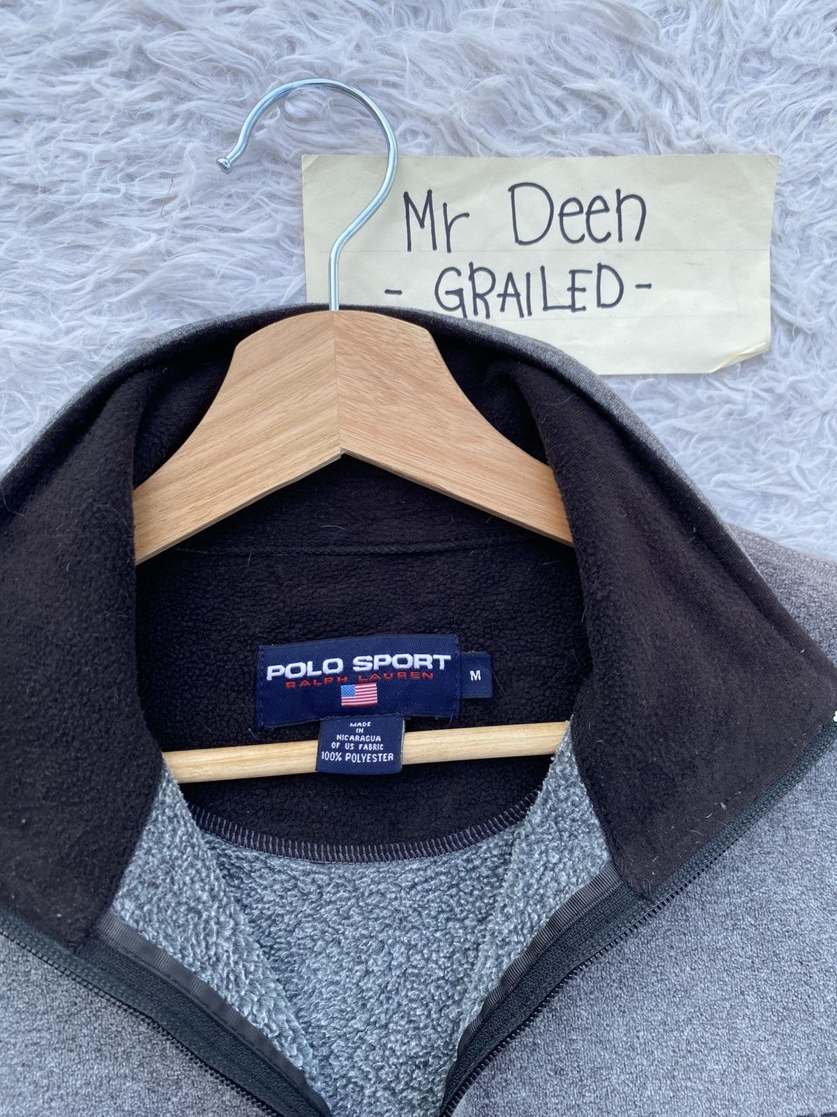 Polo Ralph Lauren Rare Vintage Polo Sport Ralph Lauren Fleece Sweater Size US L / EU 52-54 / 3 - 8 Thumbnail