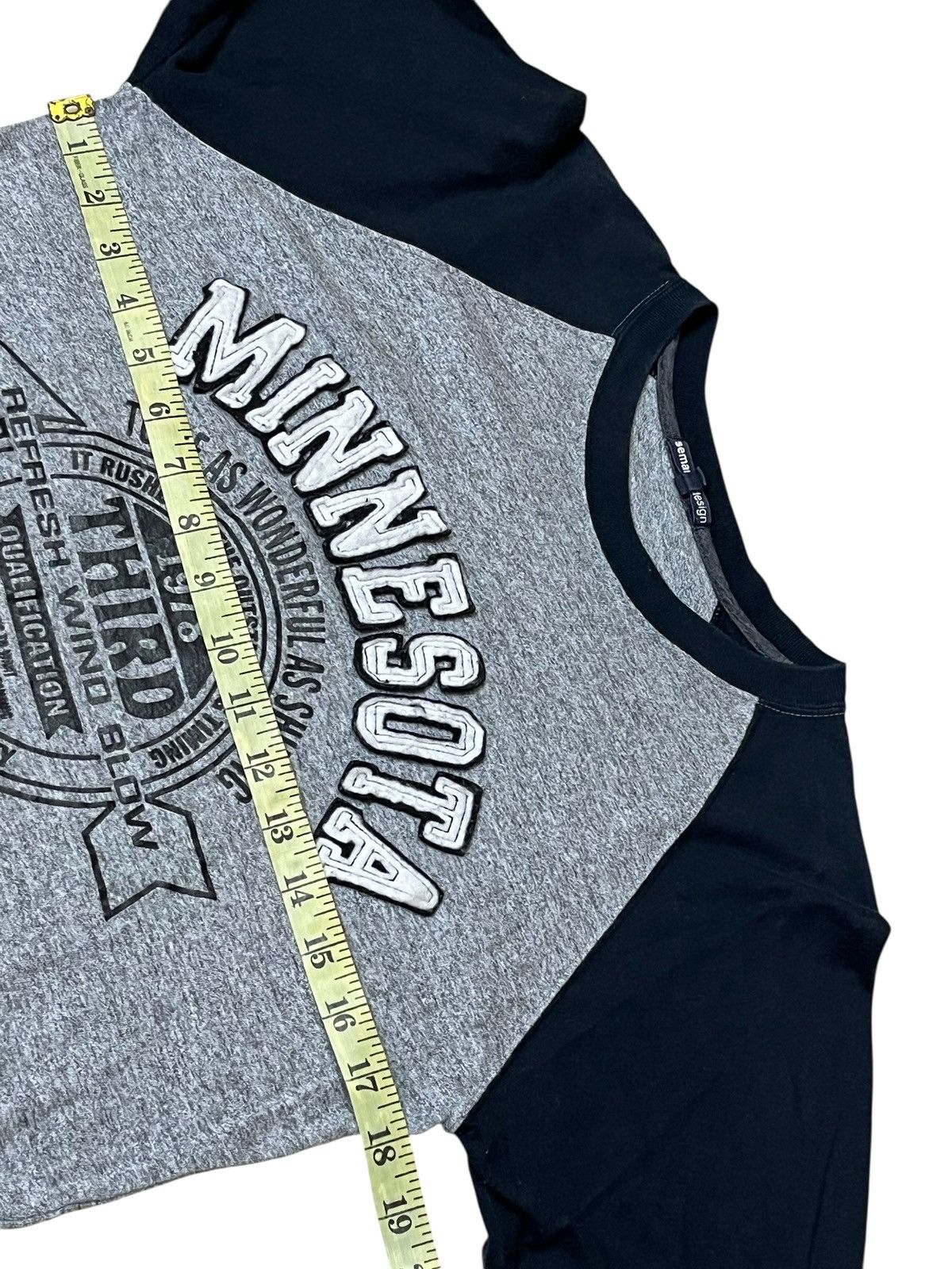 semanticdesign Nice🔥Japanese brand SEMANTIC DESIGN minnesota l/s tee shirt Size US S / EU 44-46 / 1 - 7 Thumbnail