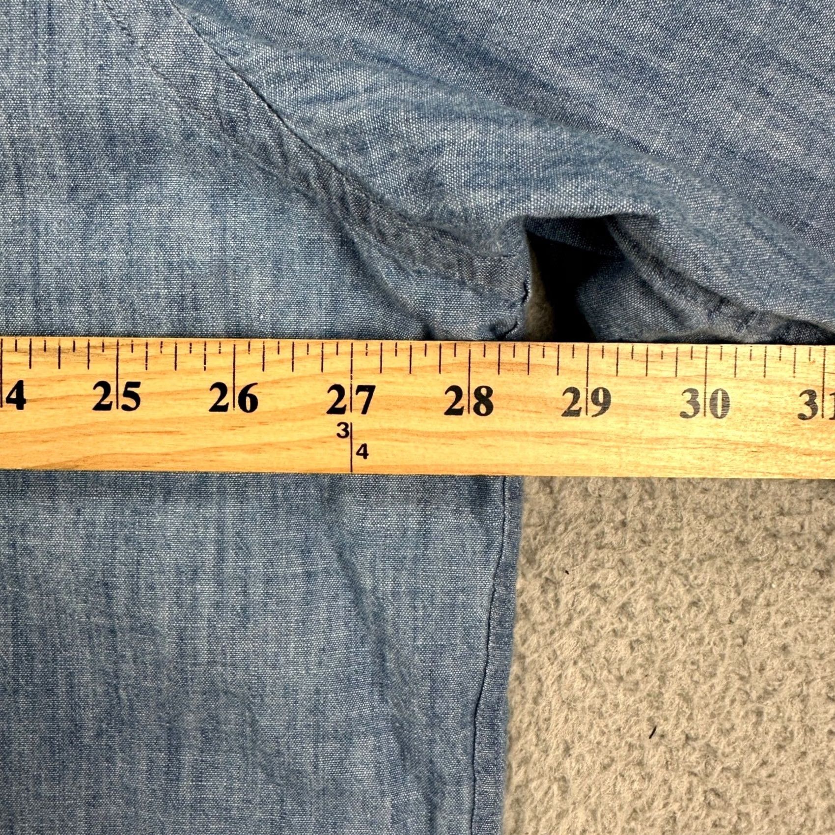 UNTUCKit UNTUCKit Shirt Button Up Men 3XL Big Tall Blue Long Sleeve Pocket Outdoor Casual Shirt Size US XXL / EU 58 / 5 - 5 Thumbnail