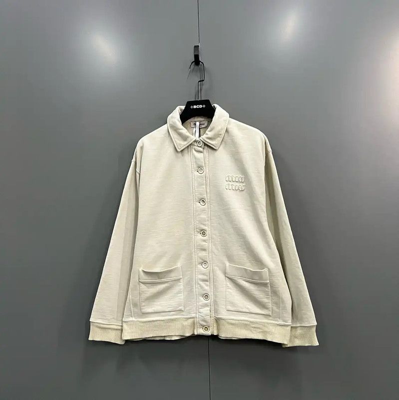Miu Miu Miu Miu Men's Cotton Long Sleeve Jacket 0089 Size US M / EU 48-50 / 2 - 1 Thumbnail