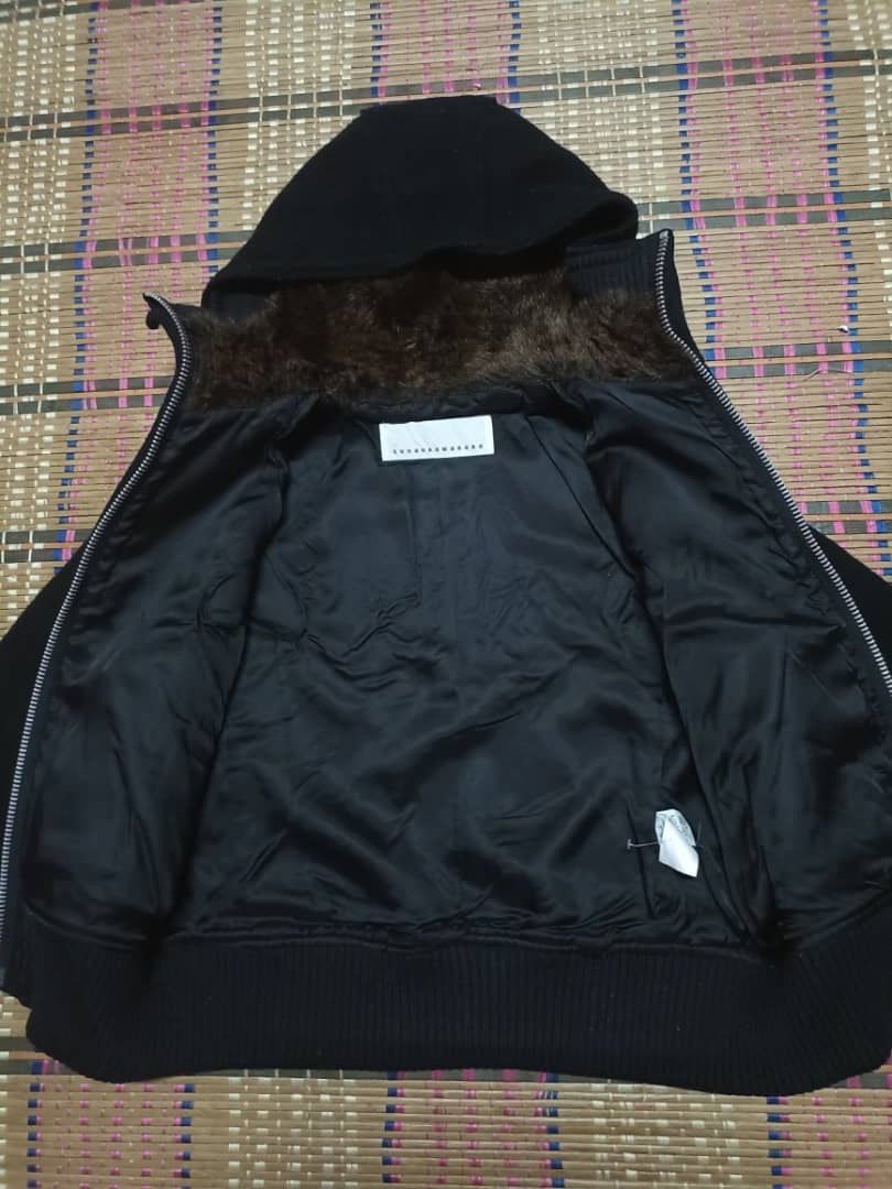 Issey Miyake Sunao Kuwahara Wool Jacket Hoodie faux fur Size M / US 6-8 / IT 42-44 - 4 Thumbnail