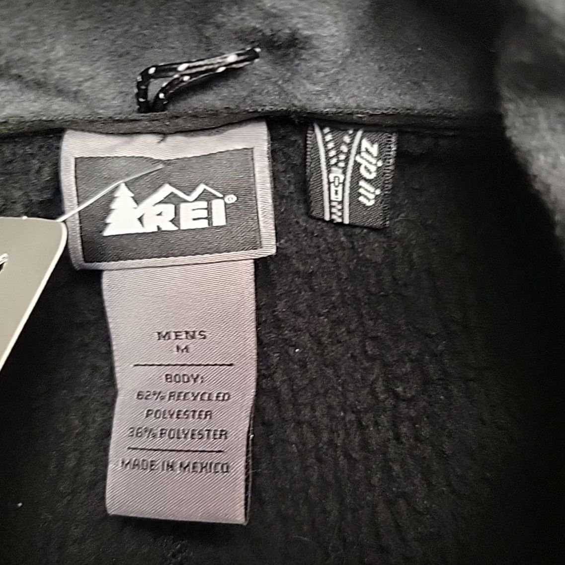 Vintage REI Muir Woods Vest Men Medium Black Full Zip Fleece Outdoor Hiking Size US M / EU 48-50 / 2 - 3 Thumbnail