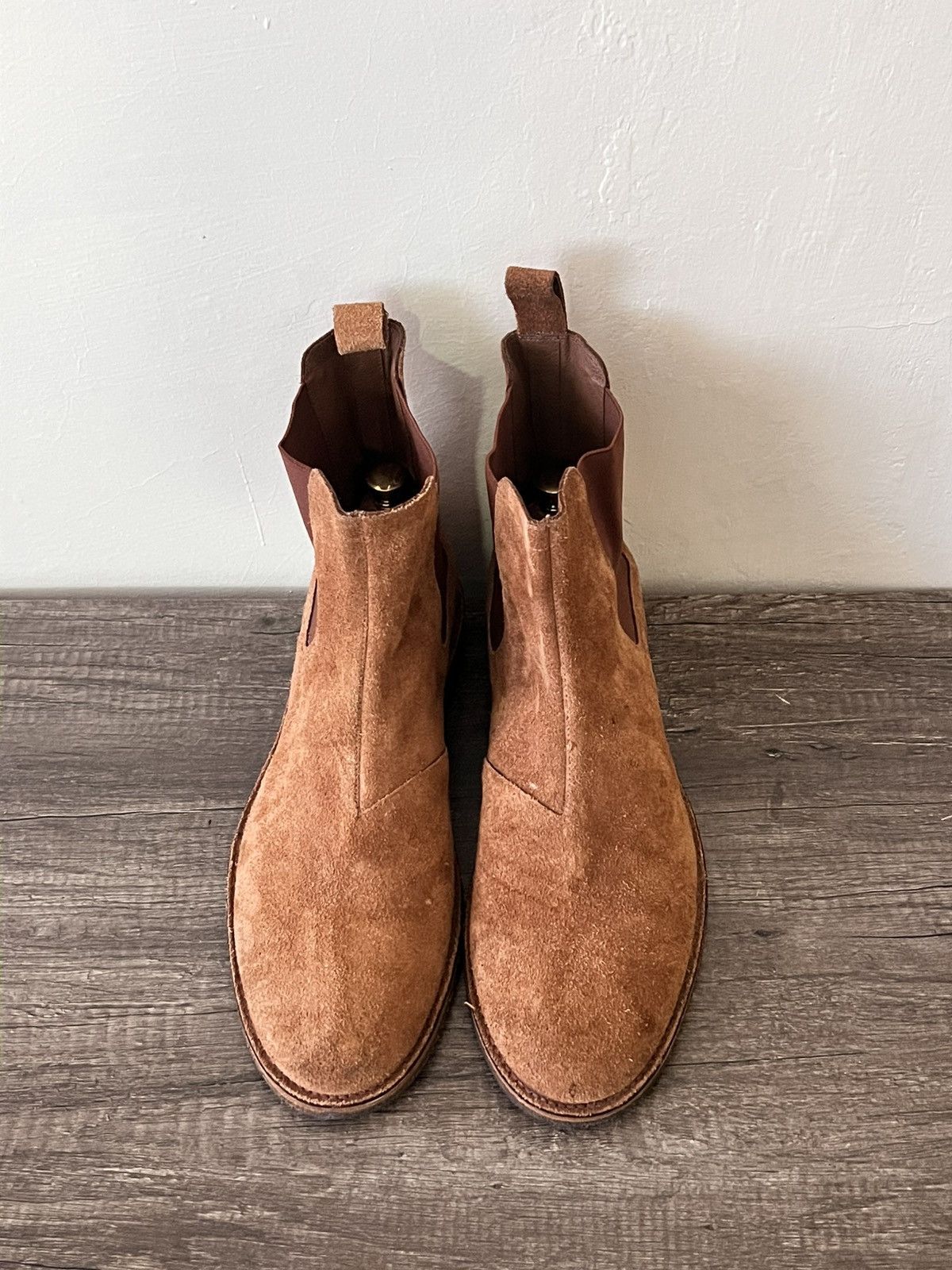 Bottega Veneta BOTTEGA VENETA SUEDE BOOTS Size US 12 / EU 45 - 5 Thumbnail
