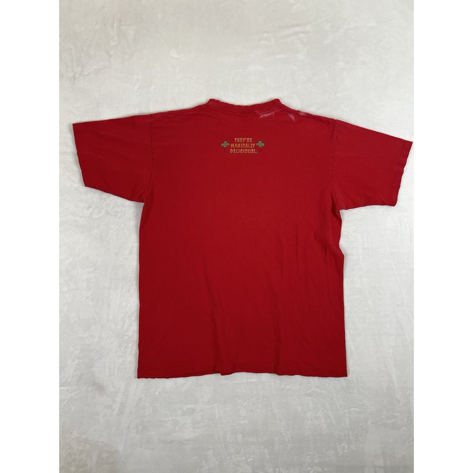 Vintage Vintage Lucky Charms Cereal Promo T-Shirt Size XL Single Sti Size US XL / EU 56 / 4 - 9 Thumbnail