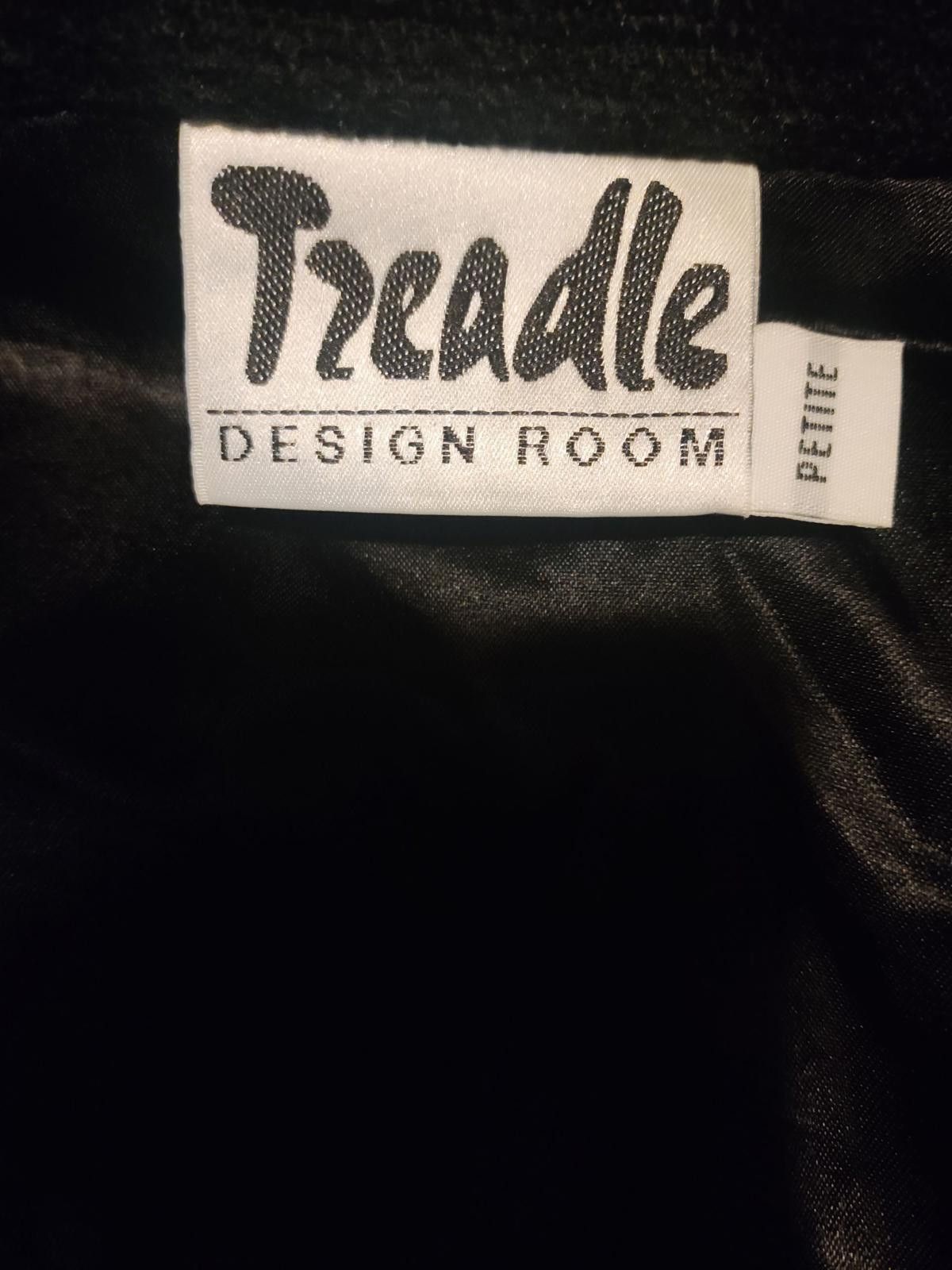 Threadless Vintage Treadle Womens Black & Brown Patterned Zip-Up Jacket Size M / US 6-8 / IT 42-44 - 8 Thumbnail