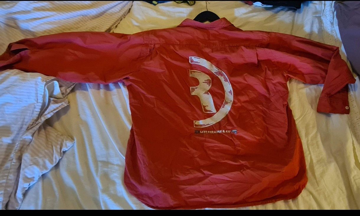 Levi's ULTRA RARE DISPLAY PIECE 1990 Levi’s "Jeans Cult" Shirt Size US M / EU 48-50 / 2 - 2 Thumbnail