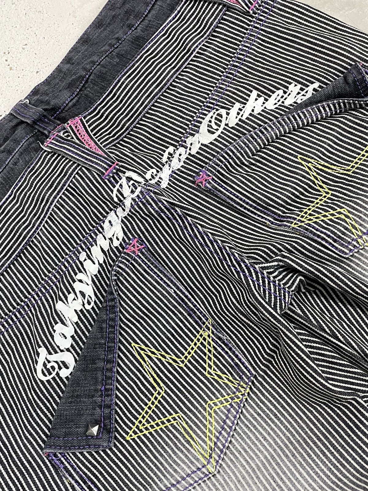 Hysteric Glamour × Japanese Brand Baby Gal Hickory Clone Devgru Y2K Surf Denim Size US 29 - 17 Thumbnail