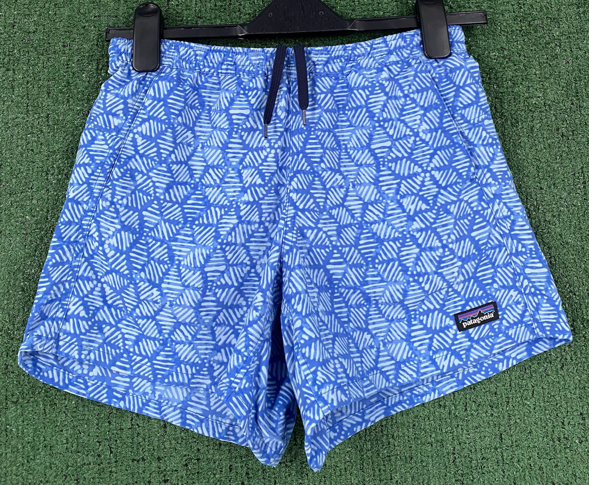 Patagonia Patagonia Baggies Batik Hex Imperial Blue Shorts XXS Size 28" / US 6 / IT 42 - 1 Thumbnail