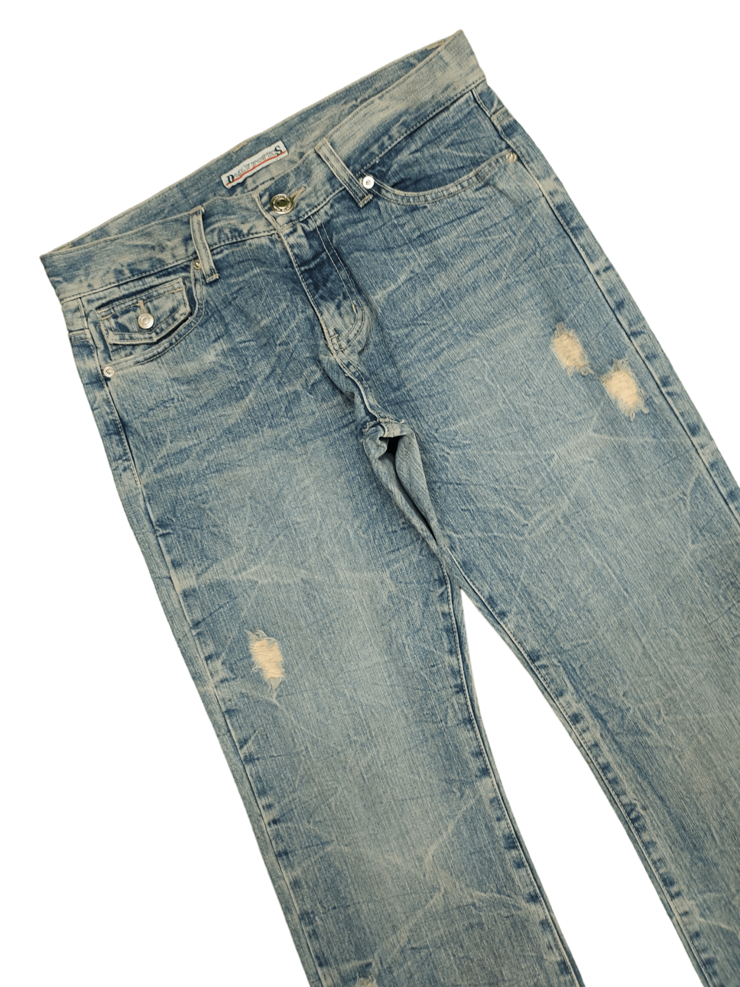 If Six Was Nine Flare Jeans Daily Topics Distress Faded Bootcut Ifsixwasnine Size US 32 / EU 48 - 5 Thumbnail