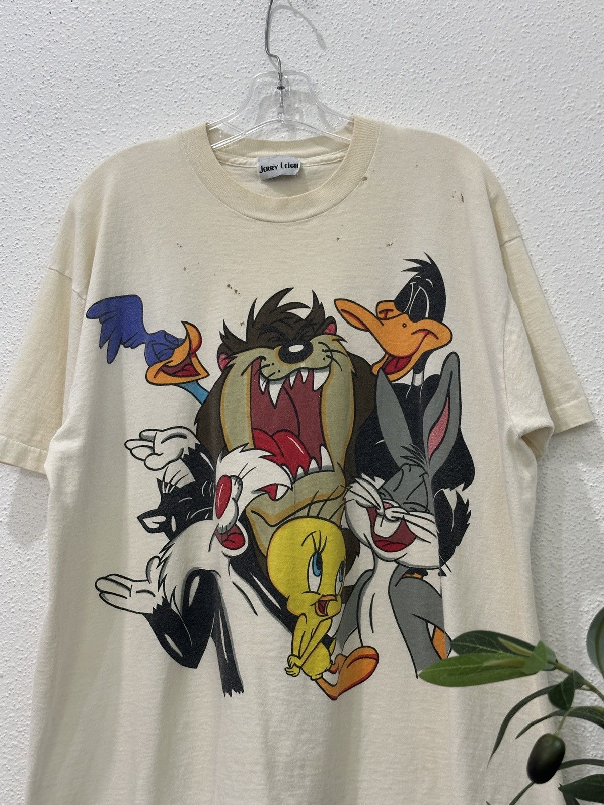 Warner Bros Vintage Looney Tunes Earner Bros TShirt Single Stitch Taz Size US XL / EU 56 / 4 - 2 Thumbnail