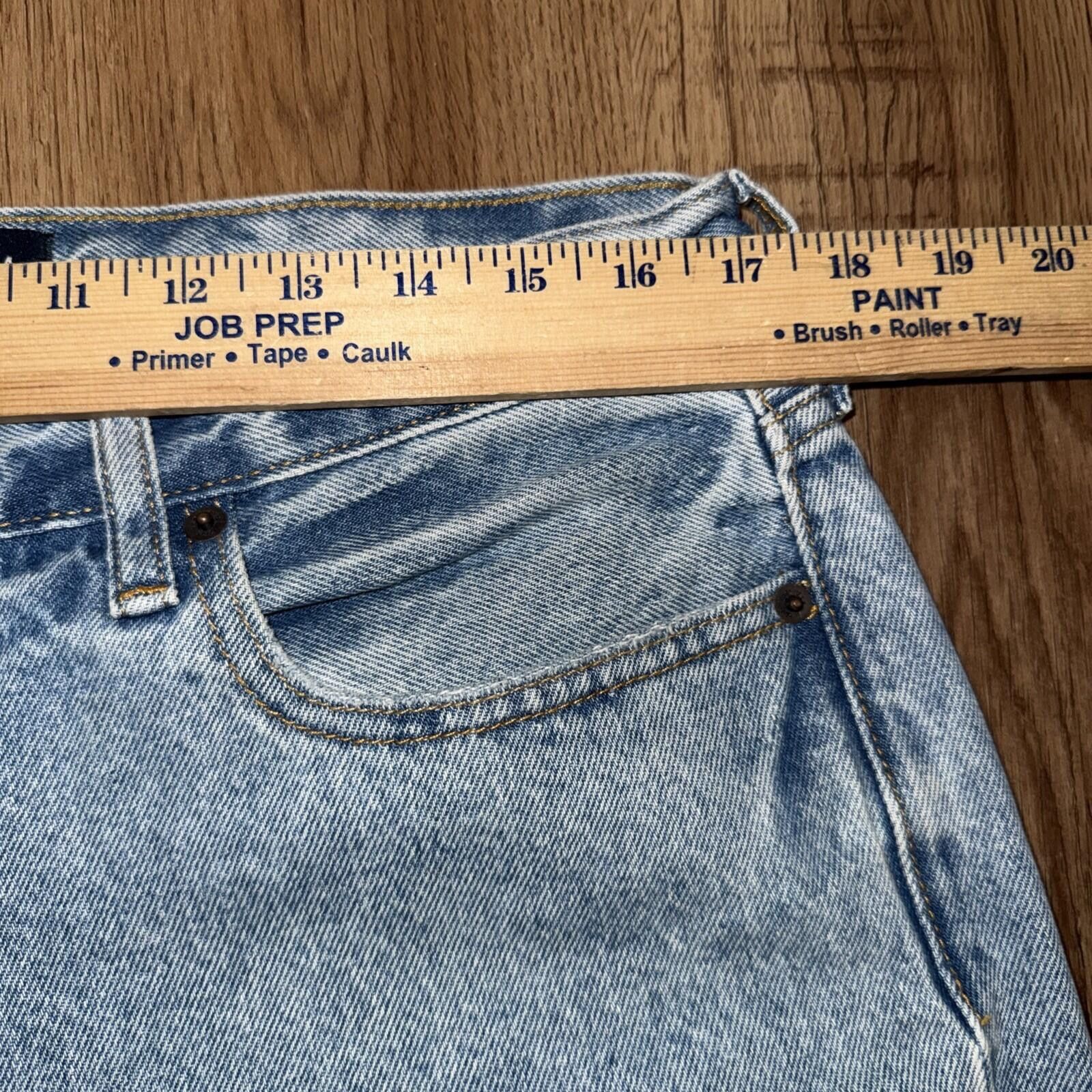 Abercrombie & Fitch Abercrombie & Fitch Authentic Rigid Denim Loose Light Wash Size US 34 / EU 50 - 4 Thumbnail