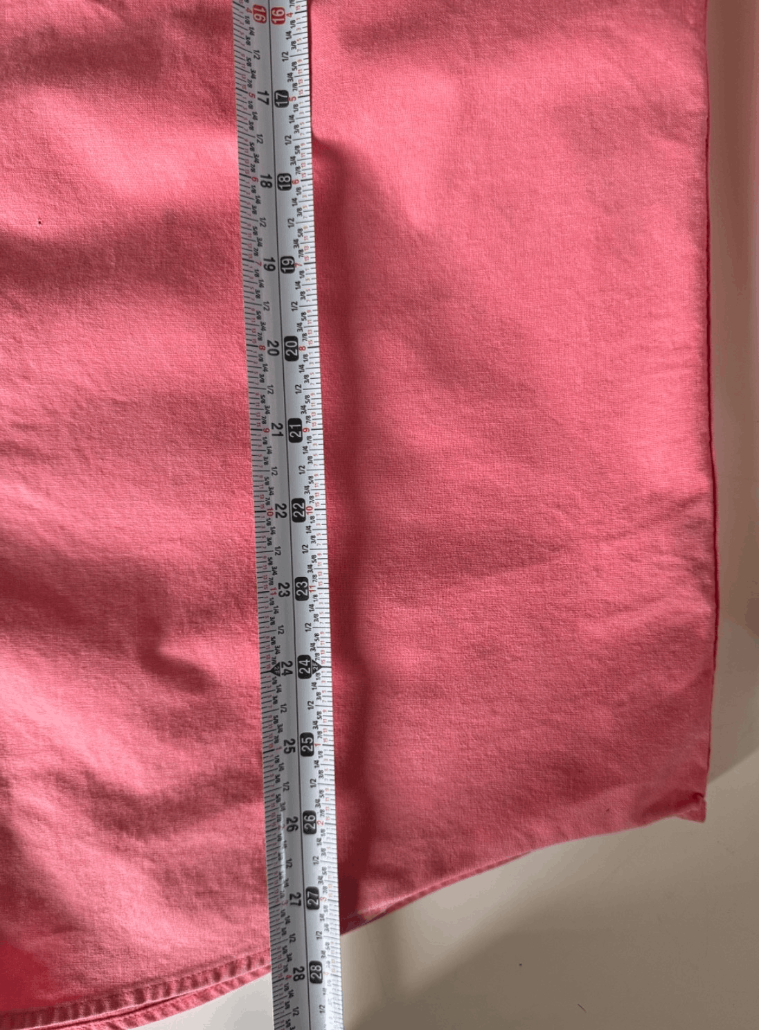 L.L. Bean LL Bean Mens Small Button Down Pink Coral Cotton Work Shirt Size US S / EU 44-46 / 1 - 4 Thumbnail