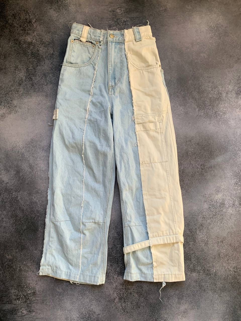 Eytys Benz Blue Patchwork Jeans W32 L34 Size US 32 / EU 48 - 16 Thumbnail