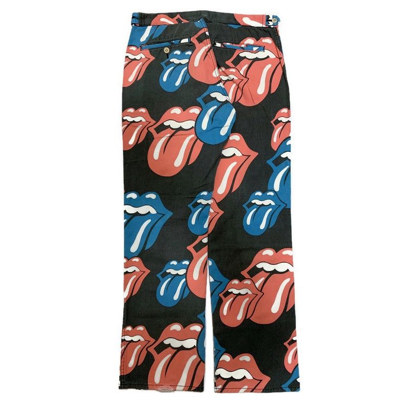 Comme des Garcons Comme Des Garçons 2006SS Rolling Stones Patchwork Pants Size US 31 - 2 Thumbnail