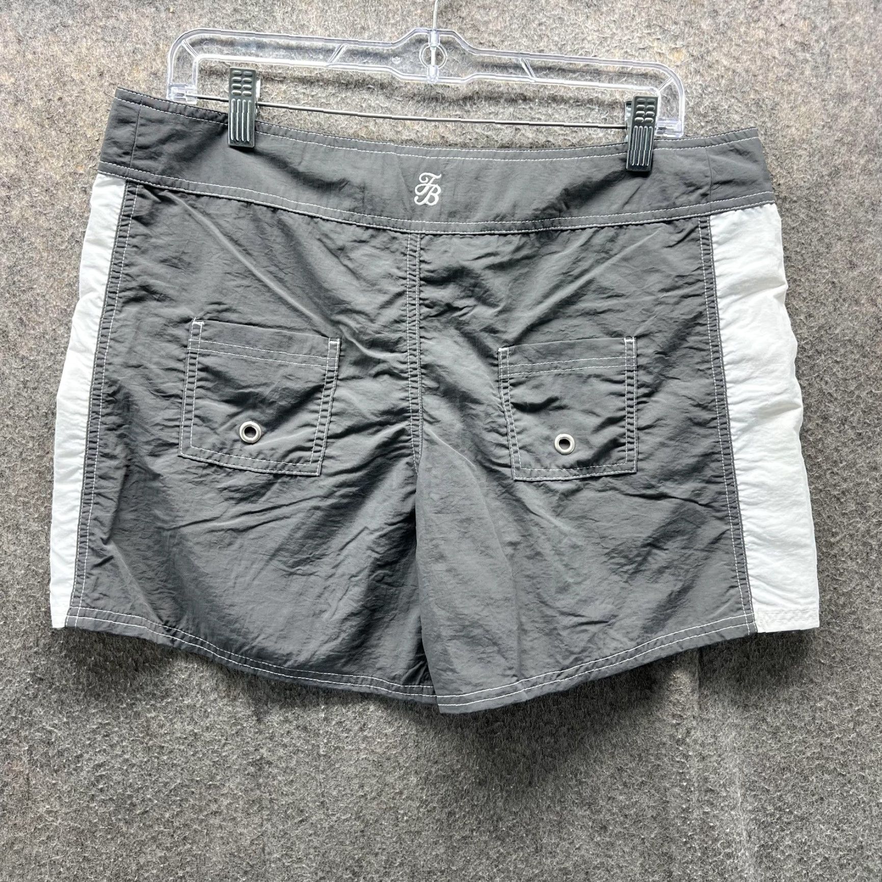 Tommy Bahama Tommy Bahama Womens Swim Trunks Colorblock Quick Dry Board Shorts Gray Medium Size 32" / US 10 / IT 46 - 2 Thumbnail