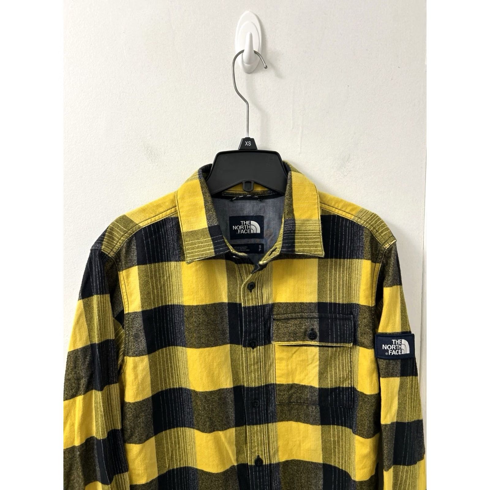 The North Face The North Face Shirt Mens S Yellow Plaid Flannel Button-Down L/S Chest Pocket Outdoor 30” Pit 23” Regular Size US S / EU 44-46 / 1 - 2 Thumbnail