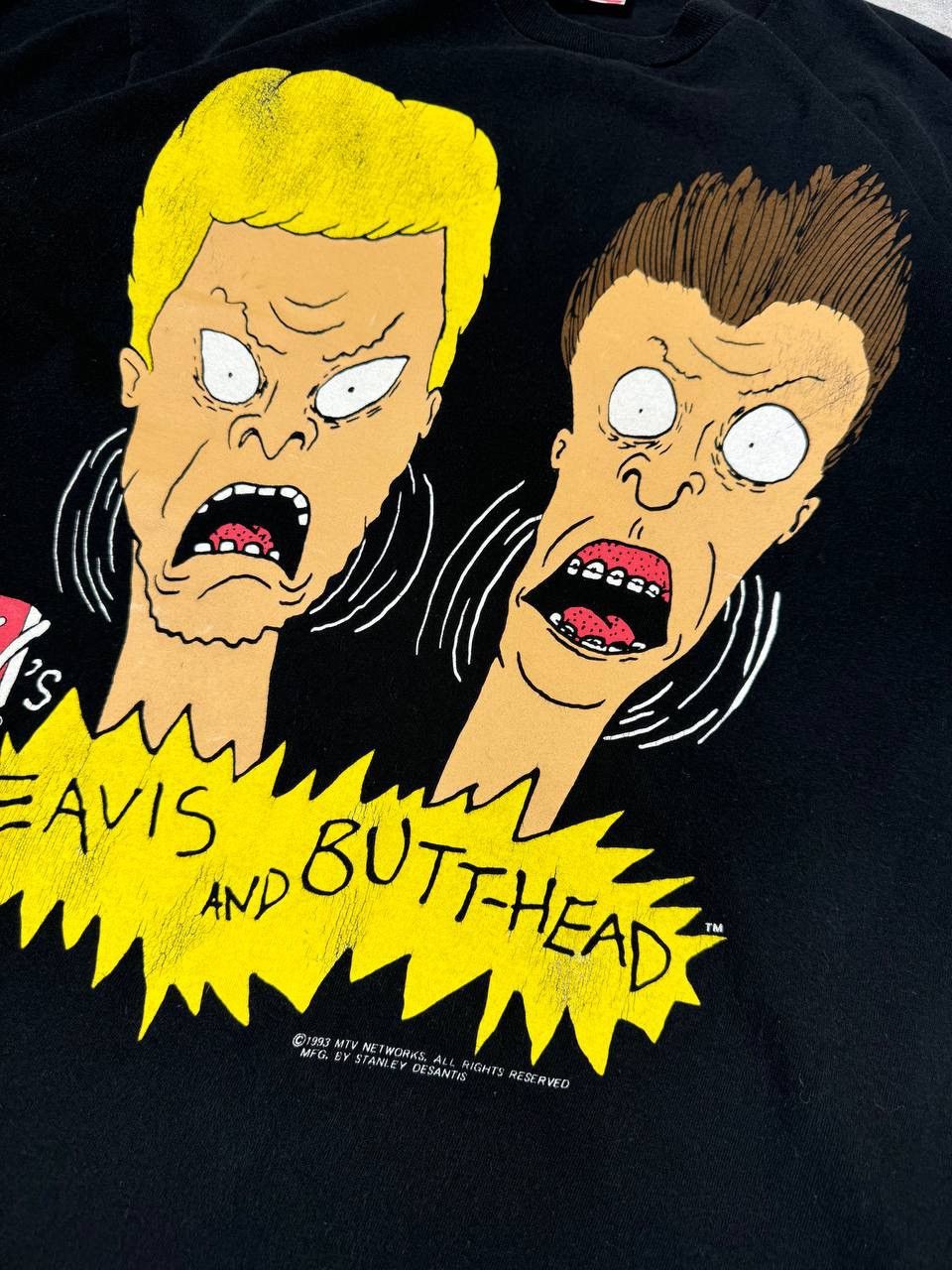 Mtv Vintage 1993 Beavis & Butthead T Shirt MTV! "Scared" Size XL Size US XL / EU 56 / 4 - 5 Thumbnail