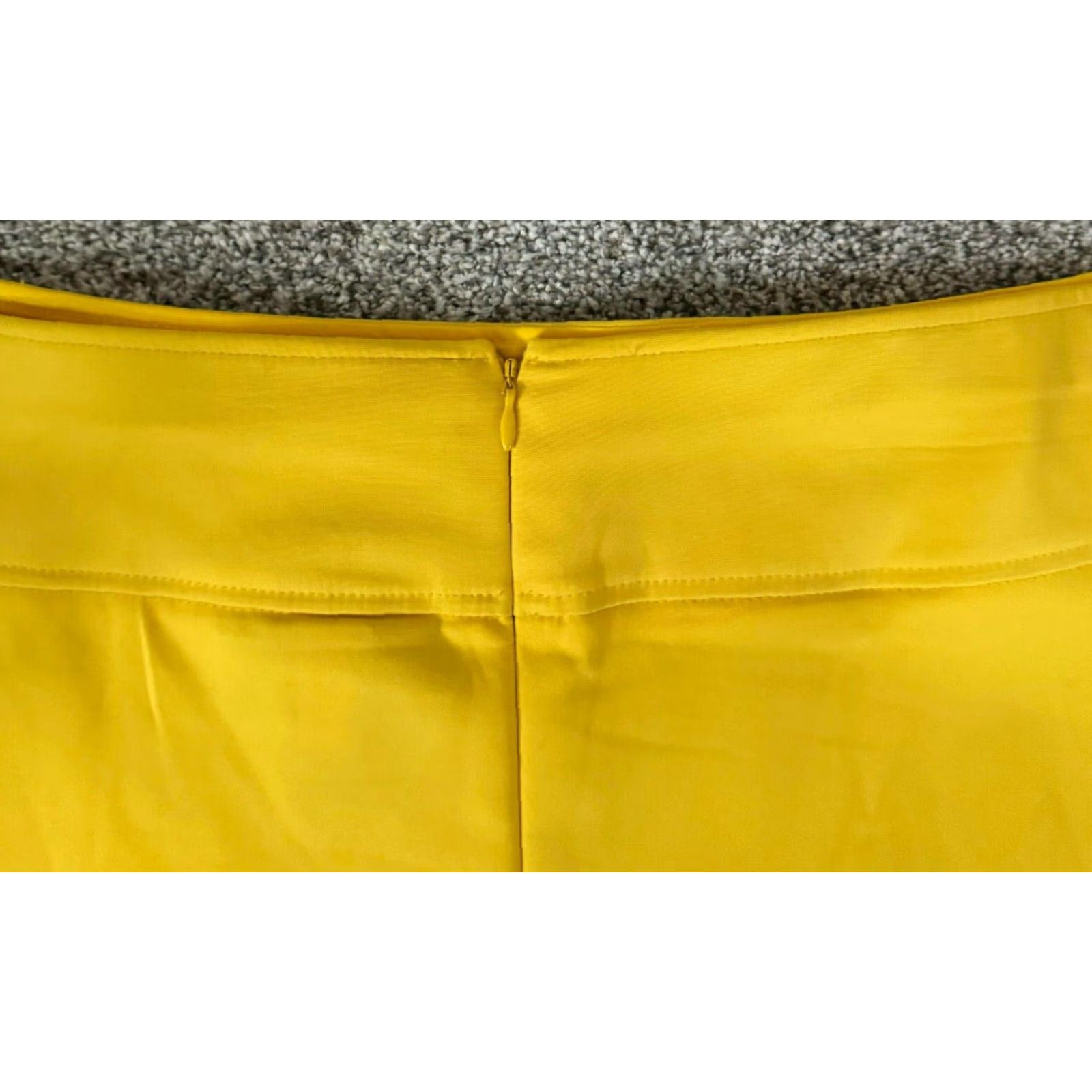 Vintage Lane Bryant Skater Skirt Plus Size 28 Modernist Collection Pockets Flattering Yellow Midi Women Shirts? Size 28" / US 6 / IT 42 - 5 Thumbnail